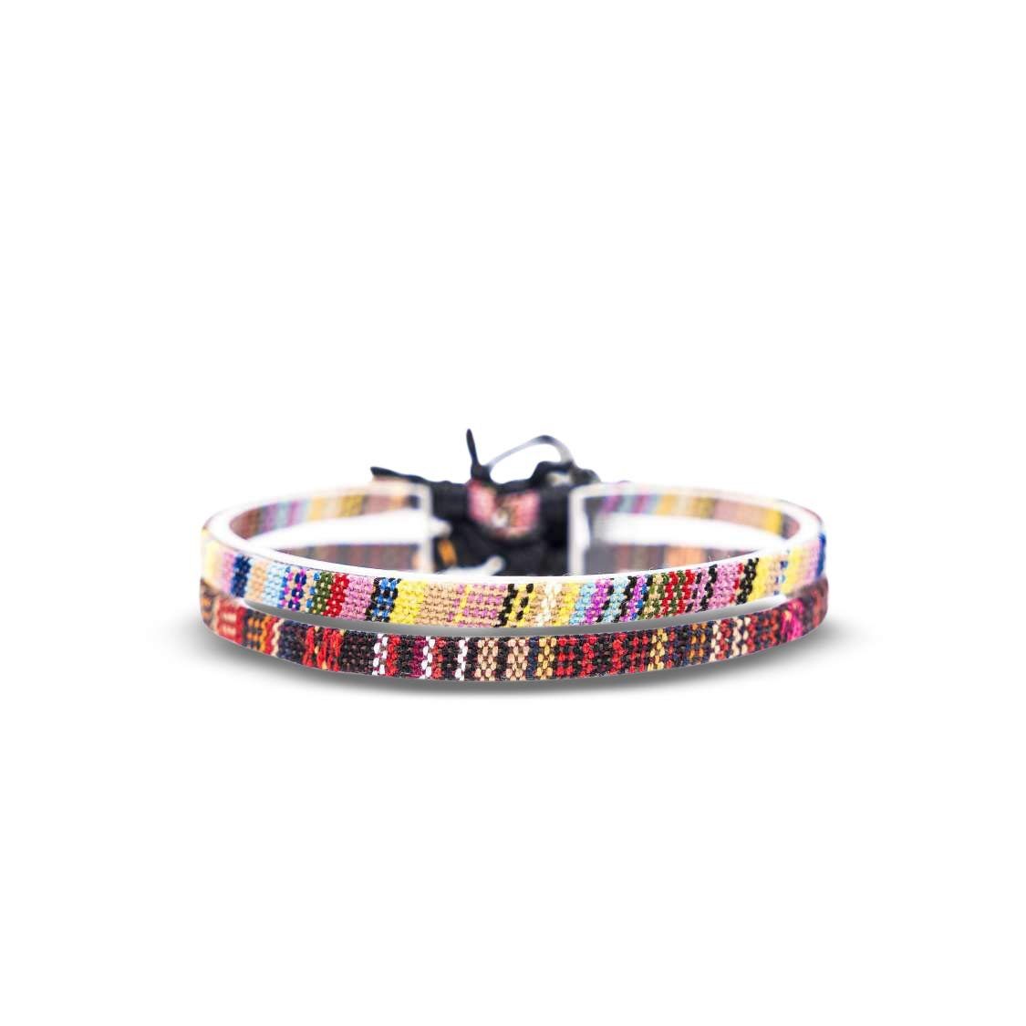 Made by Nami Freundschaftsarmband Surfer Armband 2-er Set Boho Schmuck (Set, 2), Ethno Hippie Style Браслеты дружбы