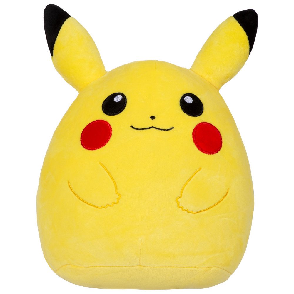 POKÉMON Kuscheltier Squishmallow 25cm Pikachu lächelnd Kuscheltier