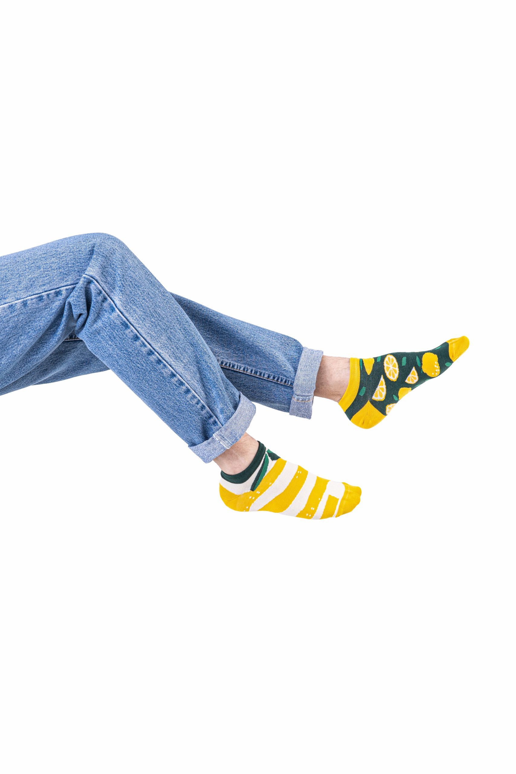 Many Mornings Sneakersocken Many Mornings Sneaker the Lemons (1 Paar, 1-Paar, 1 Paar) immer ein dismatching Paar