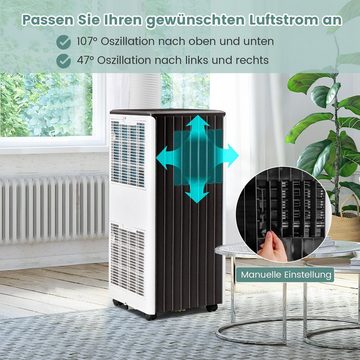 COSTWAY 3-in-1-Klimagerät, 9000BTU/2,6kW, mit Fernbedienung/ App, 16℃ -31℃