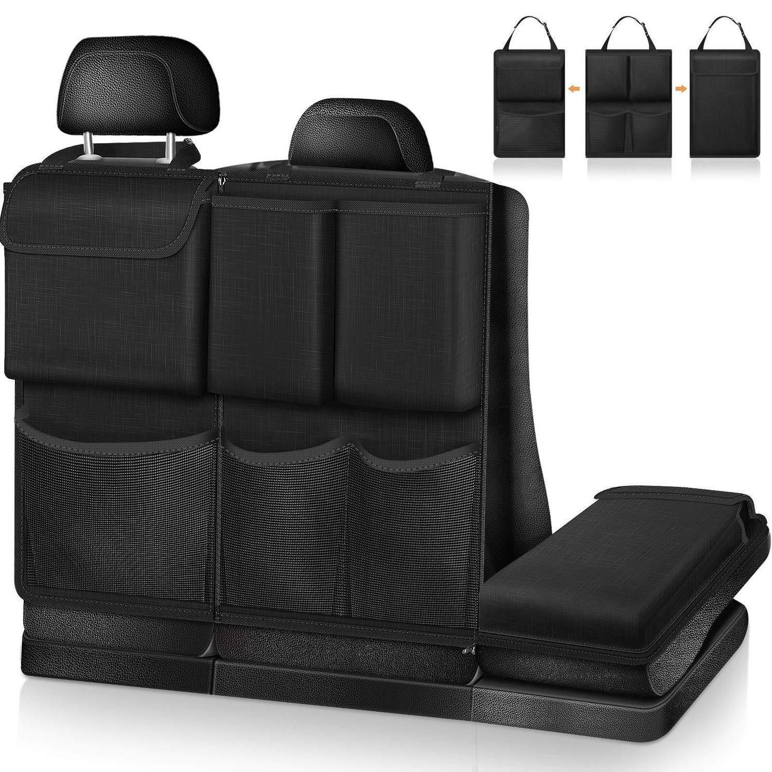 LuxusKollektion Rücksitzorganizer Rücksitz Organizer Auto Schwarz