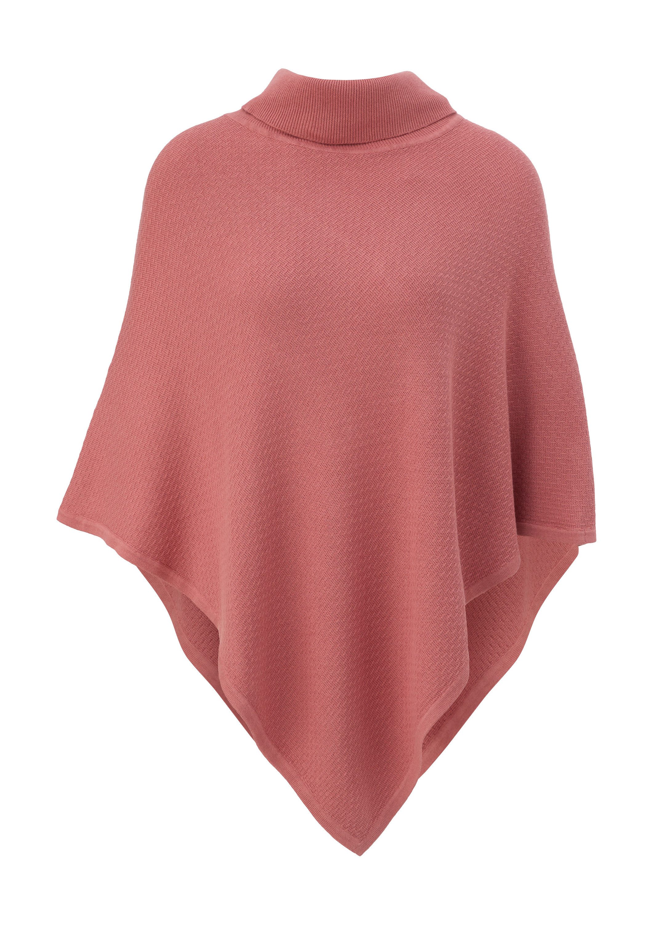 s.Oliver Poncho Indoor-Poncho Poncho aus Viskose-Baumwoll-Mix günstig online kaufen