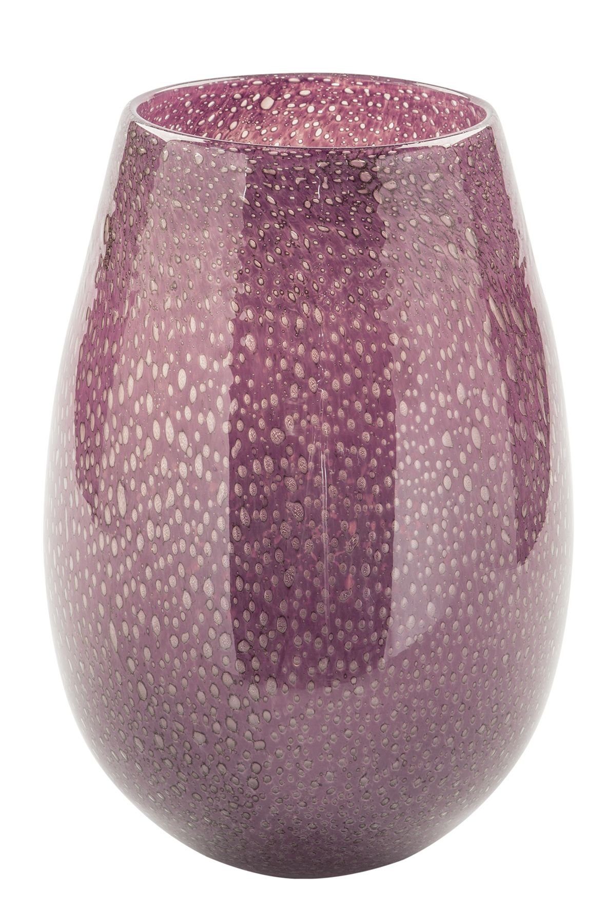 Fink Dekovase Vase, · Glas · rose | Tischvasen