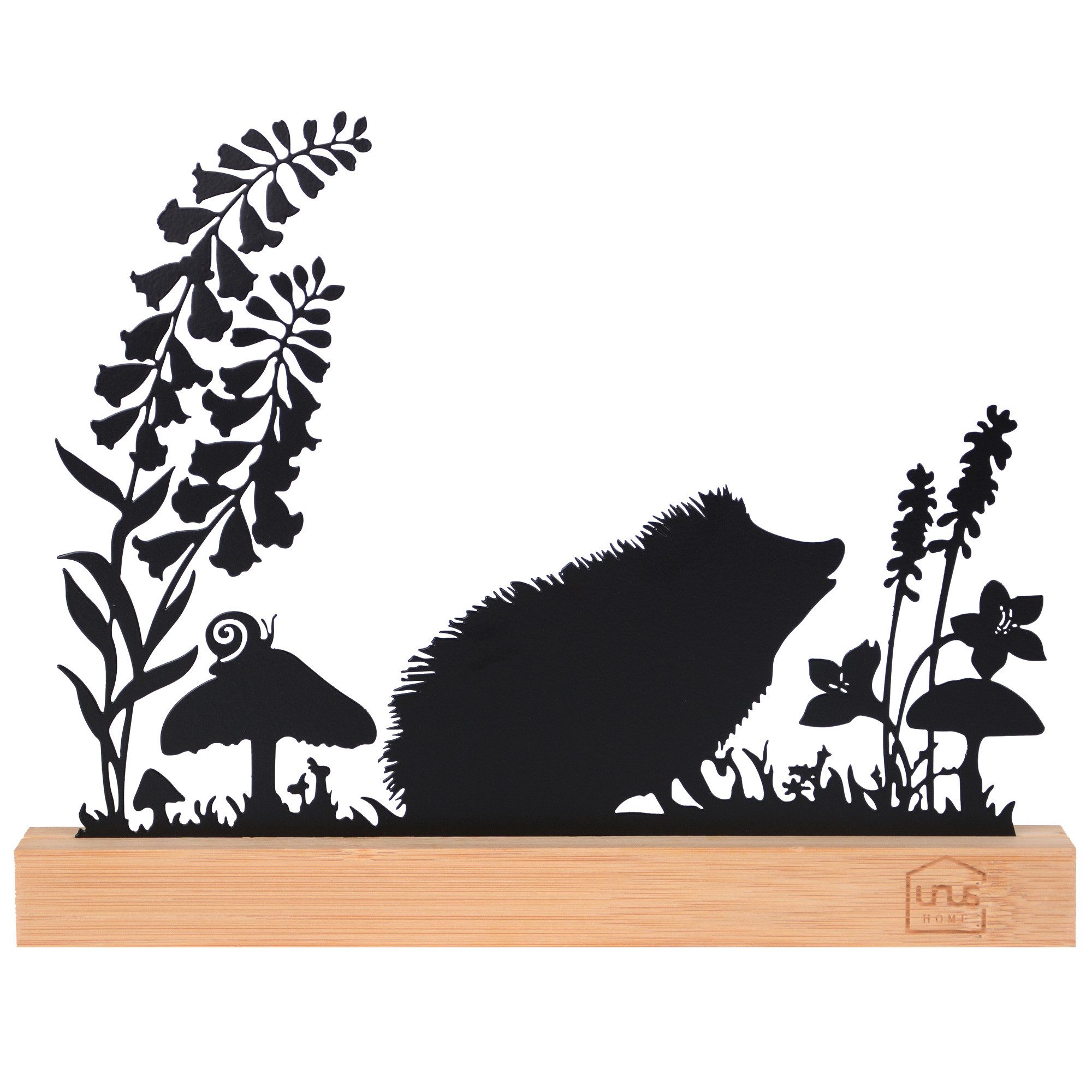 UNUS HOME Dekofigur Aufsteller Igel-Silhouette (26cm günstig online kaufen