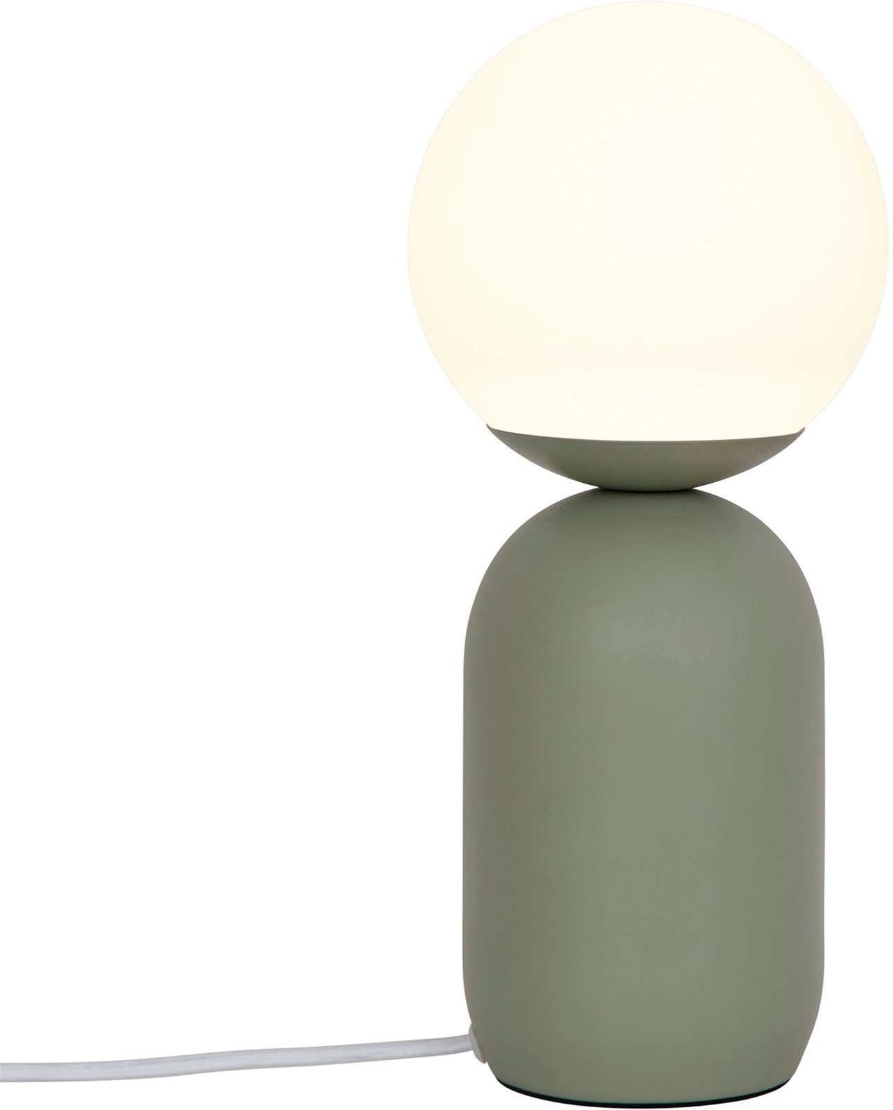 Nordlux Leuchtmittel, gemütliches und diffuses Licht und ohne Form Notti, organische Tischleuchte Design, nordisches
