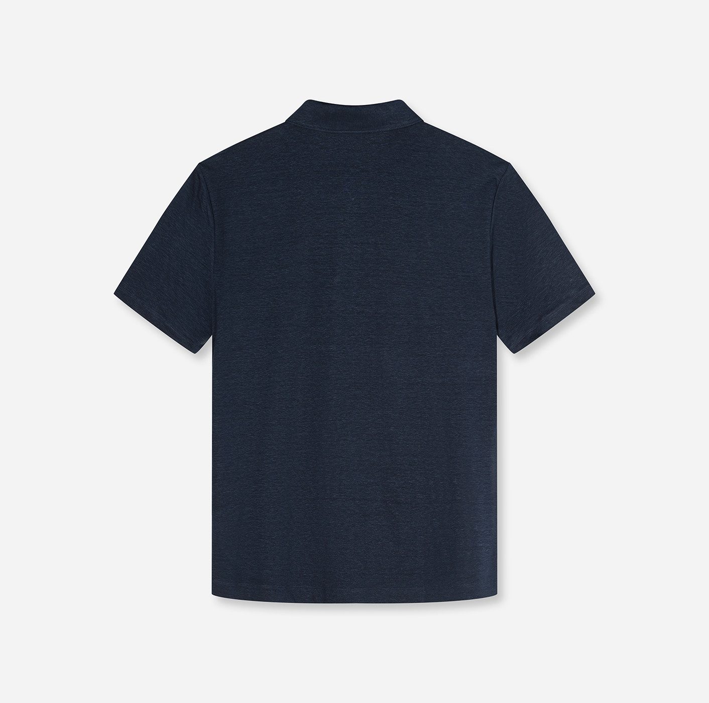 OLYMP Poloshirt aus hochwertigem Leinen, unifarben