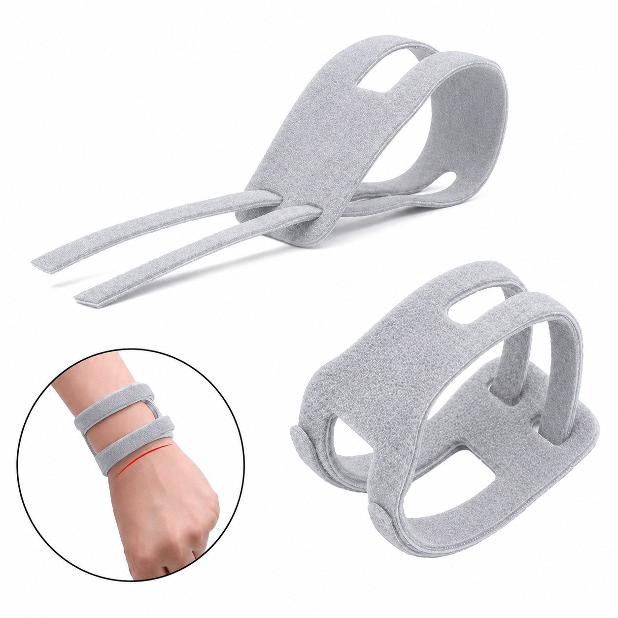 COOL-i ® Handgelenkbandage 2er Set Handgelenkbandage, verstellbar & elastisch, atmungsaktiv für Alltag, Sport & Arbeit