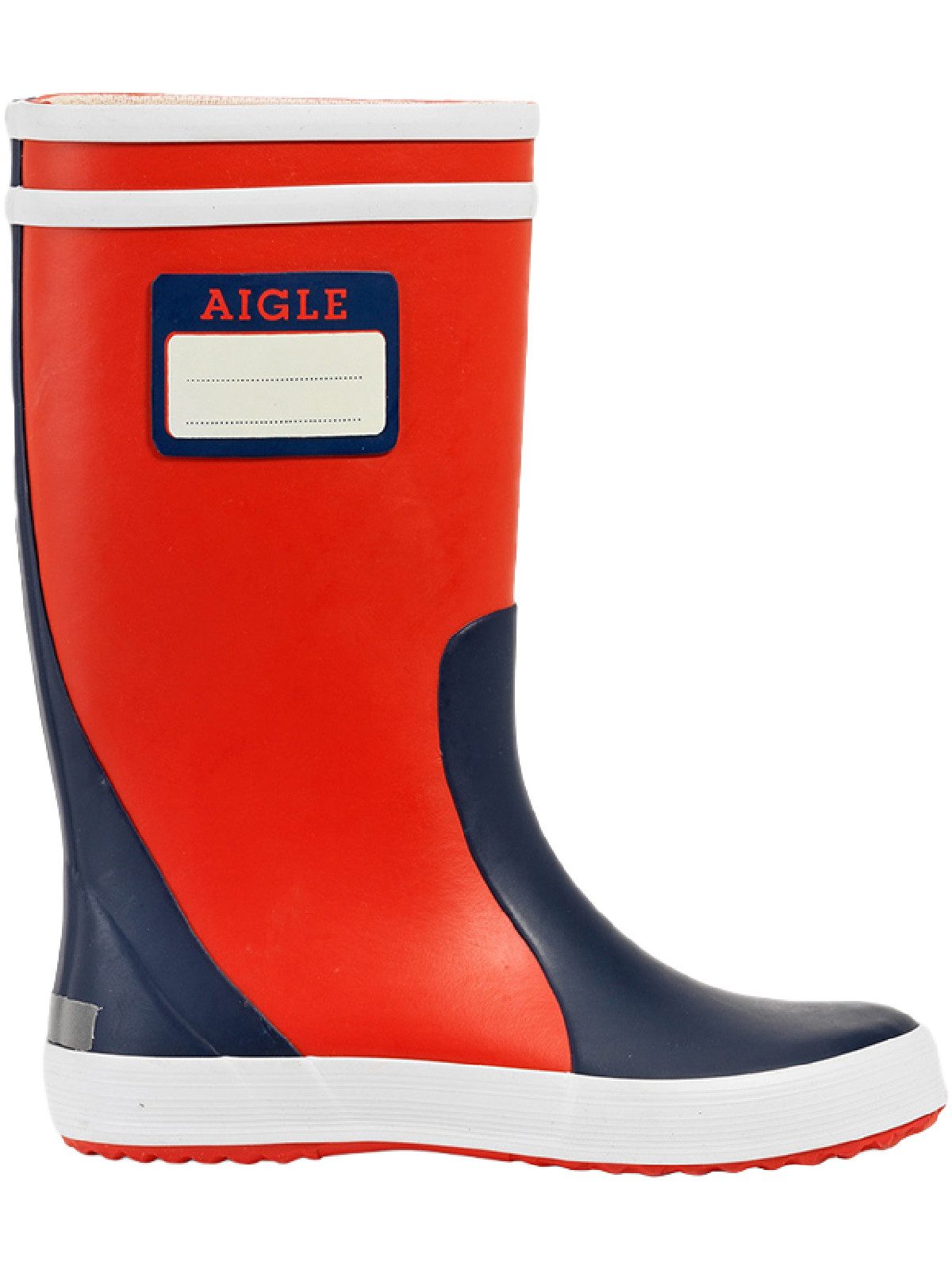 Aigle Aigle Lolly-Pop Label Color Block marineblau/rot Gummistiefel