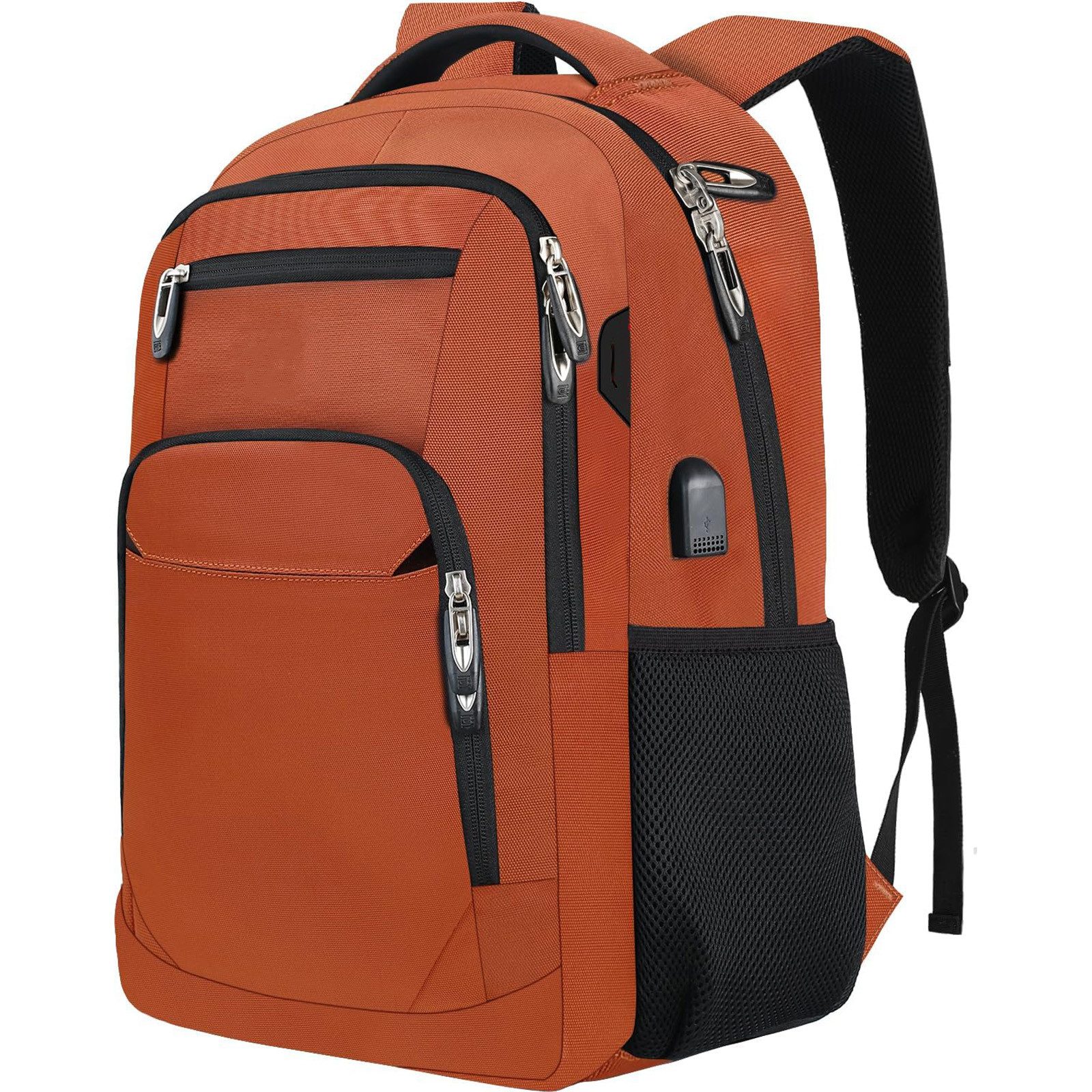 REDOM Laptoprucksack Laptop Rucksack Rucksäcke Schulrucksack Wasserbeständig Laptoptasche (Laptop Notebook Tasche Schule Uni Rucksack, 1-tlg., Sportrucksack, mit USB-Anschluss, Anti-Diebstahl, Backpack mit Laptopfach), fur Herren Damen Jungen Teenager Freizeit Arbeit Business Reisen