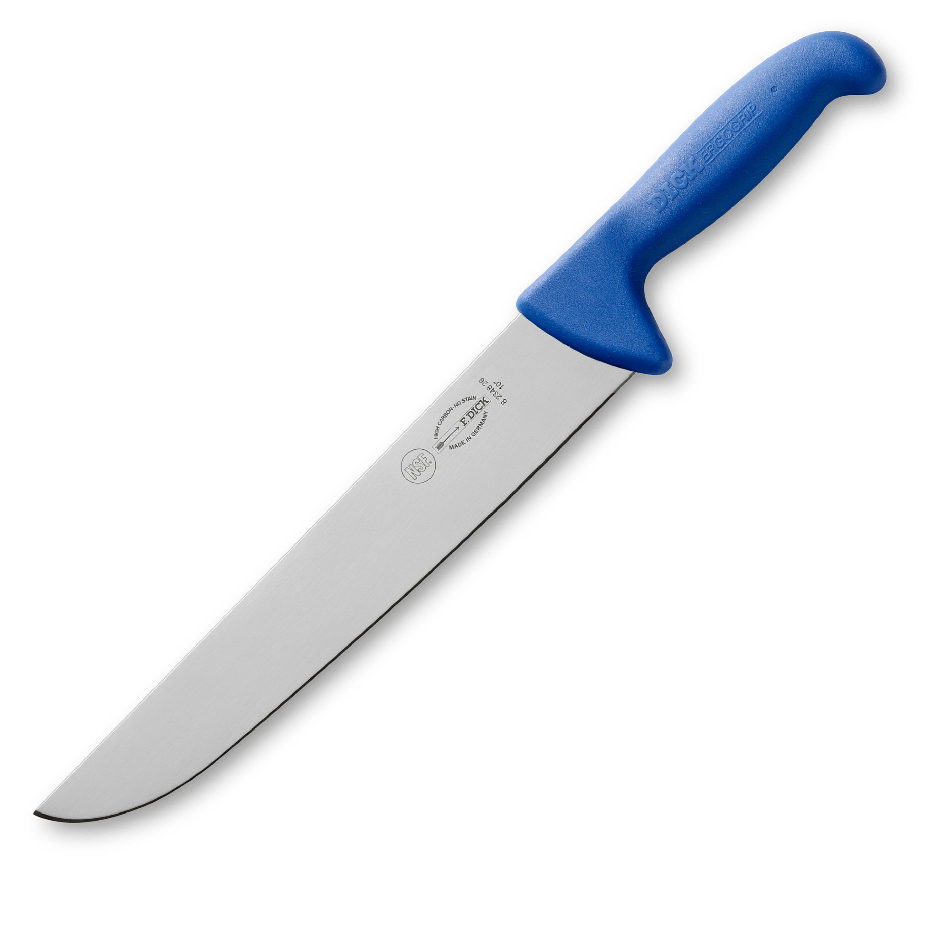 F. DICK Fleischmesser F. DICK Blockmesser Hackmesser ErgoGrip Messer mit Klinge 26 cm