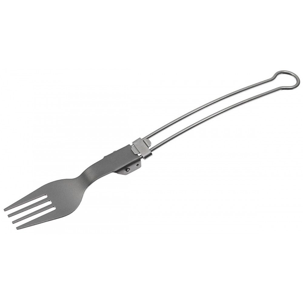 FoxOutdoor Brotzeitgabel FoxOutdoor Gabel, klappbar, Titan - Campingbesteck (1 Stück)