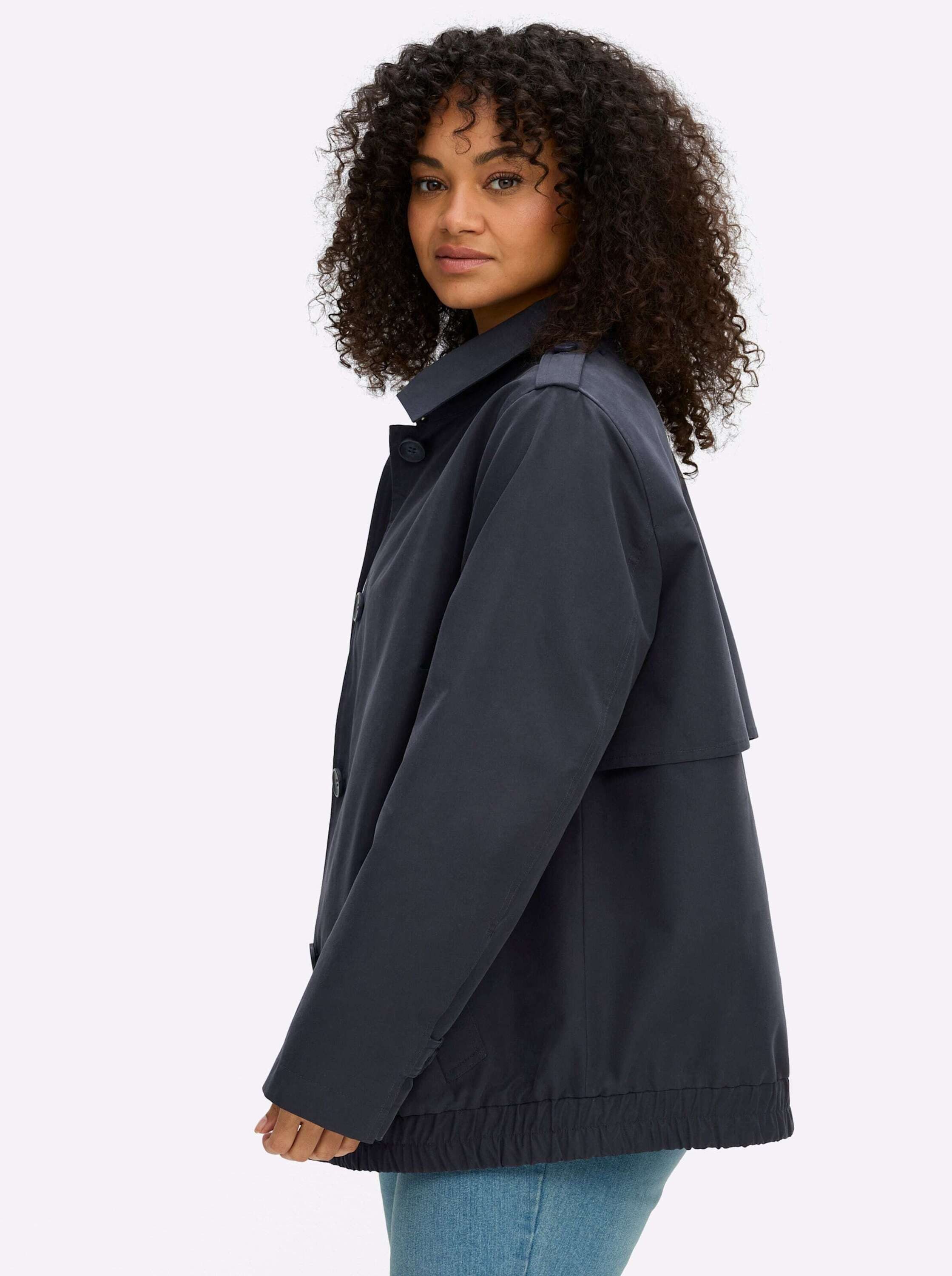 Sheego Allwetterjacke Blouson Langarm
