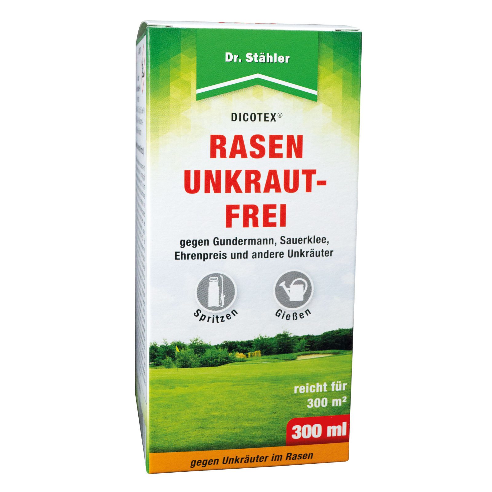 Dr. Stähler Unkrautbekämpfungsmittel Dicotex Rasen Unkrautfrei, 300 ml