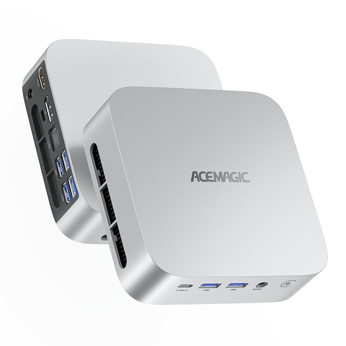 ACEMAGIC Intel Core i5-12600H,bis zu 4.5GHz,32GB DDR4 RAM, 1TB NVMe SSD Mini-PC (Intel 12600H, 32 GB RAM, 1024 GB SSD, Windows 11 Pro, 4K Triple-Display, für Büro, Multimedia & Business)