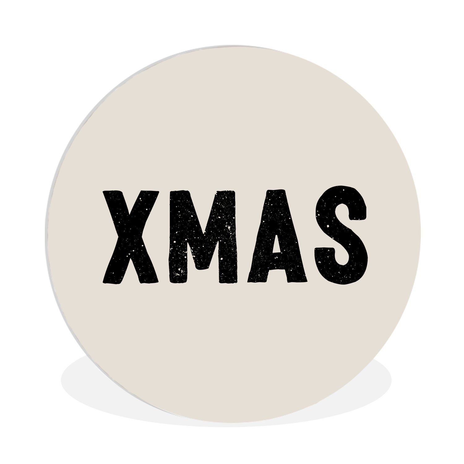 Gemälde Weihnachten - Beige - Zitate - Xmas - Feiertage