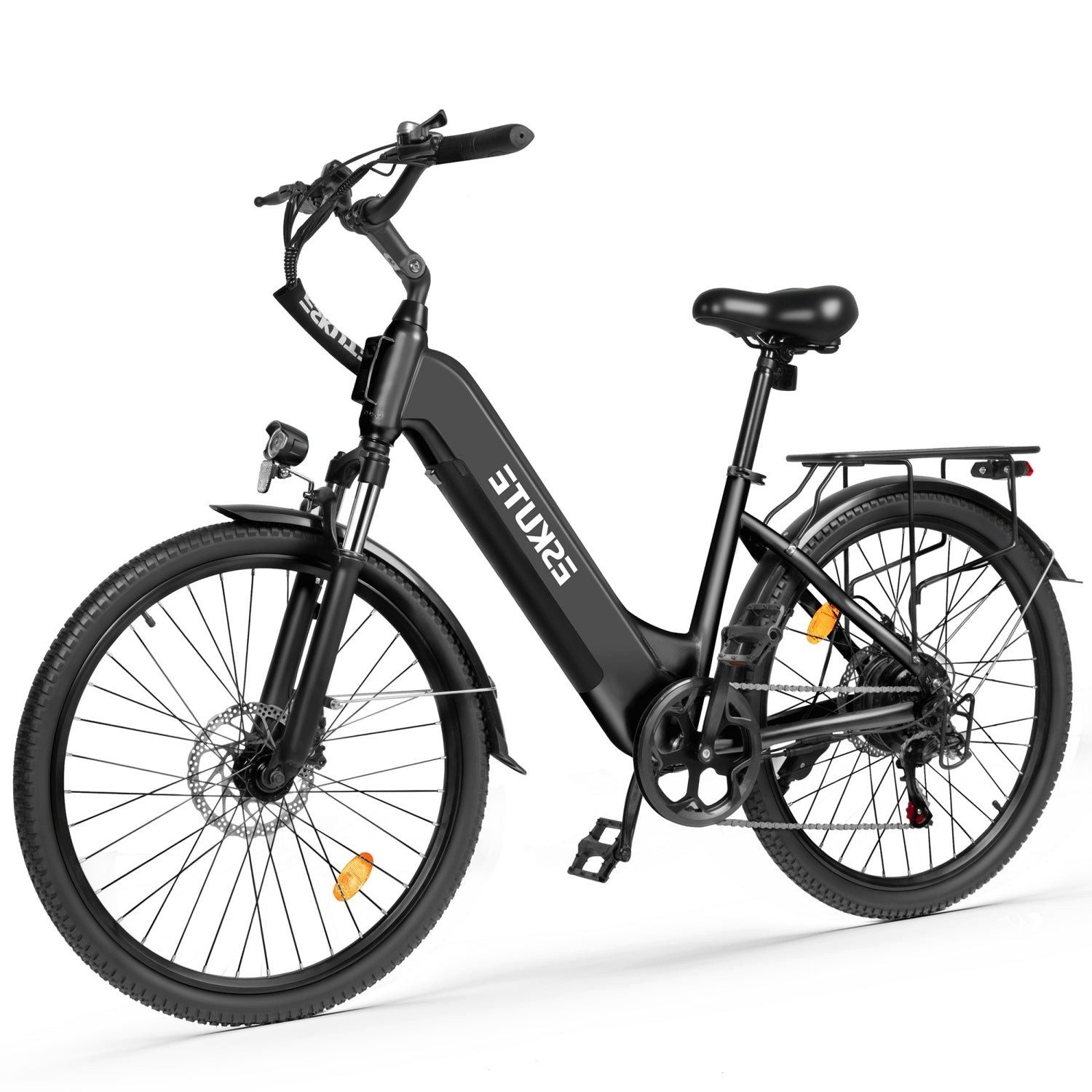 Eskute E-Bike C202 250W 48V 17.5Ah Elektrofahrrad, 20 Zoll mit Scheibenbremsen, 7 Gang, 840,00 Wh