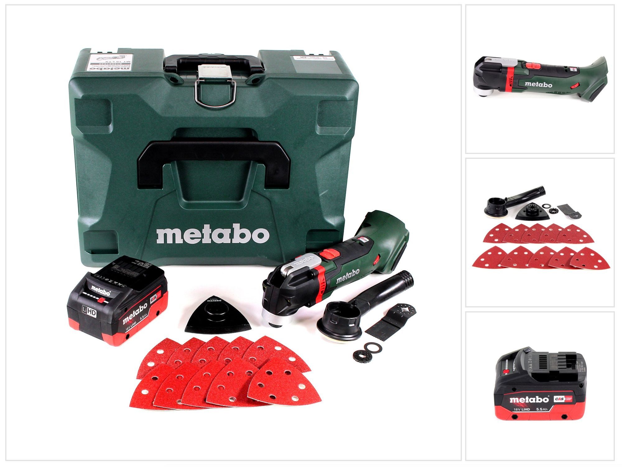 metabo Akku-Multifunktionswerkzeug MT 18 LTX Akku Multitool 18V (613021840) OIS-/Starlock-kompatibel