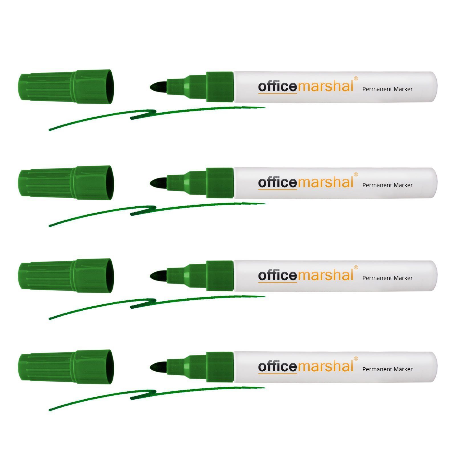 4 verschiedene Whiteboard Für 10er-Set und Whiteboards (10-tlg), Marshal Flipcharts Farben, Office Farben, Grün Marker
