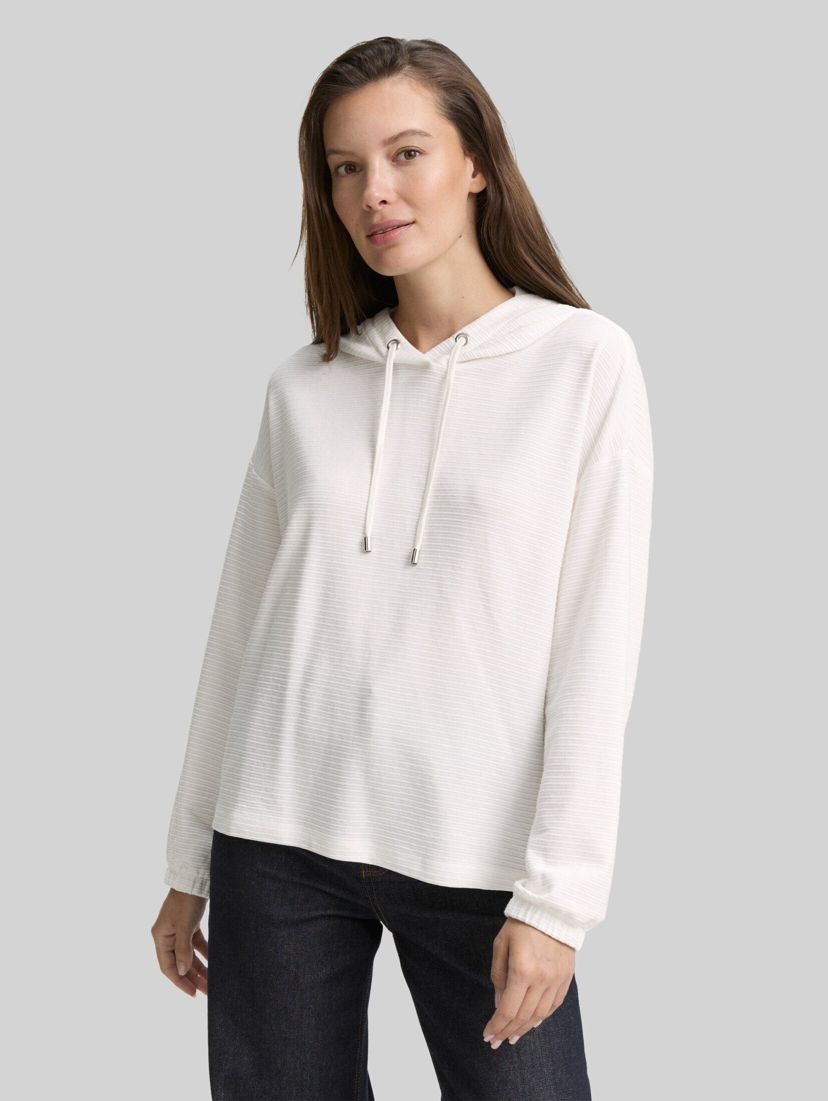 TOM TAILOR Langarmshirt T-Shirt Langarmshirt mit Kapuze