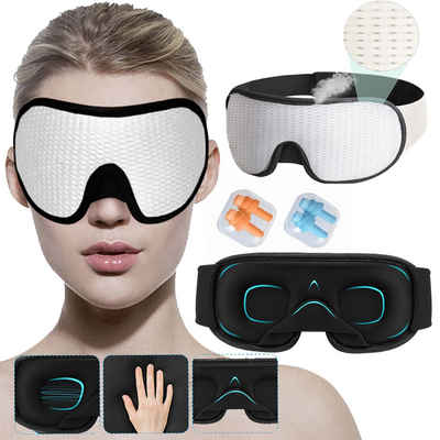 Cbei Schlafmaske 100% Blackout-Effekt 3D Augenmaske mit ergonomischem Design