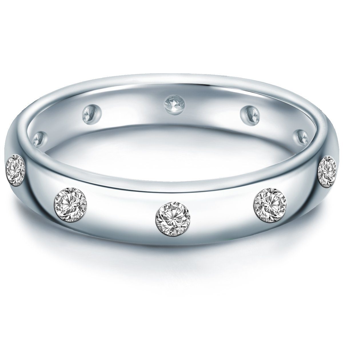 Trilani Silberring silber, mit Zirkonia im Brillant-Look günstig online kaufen