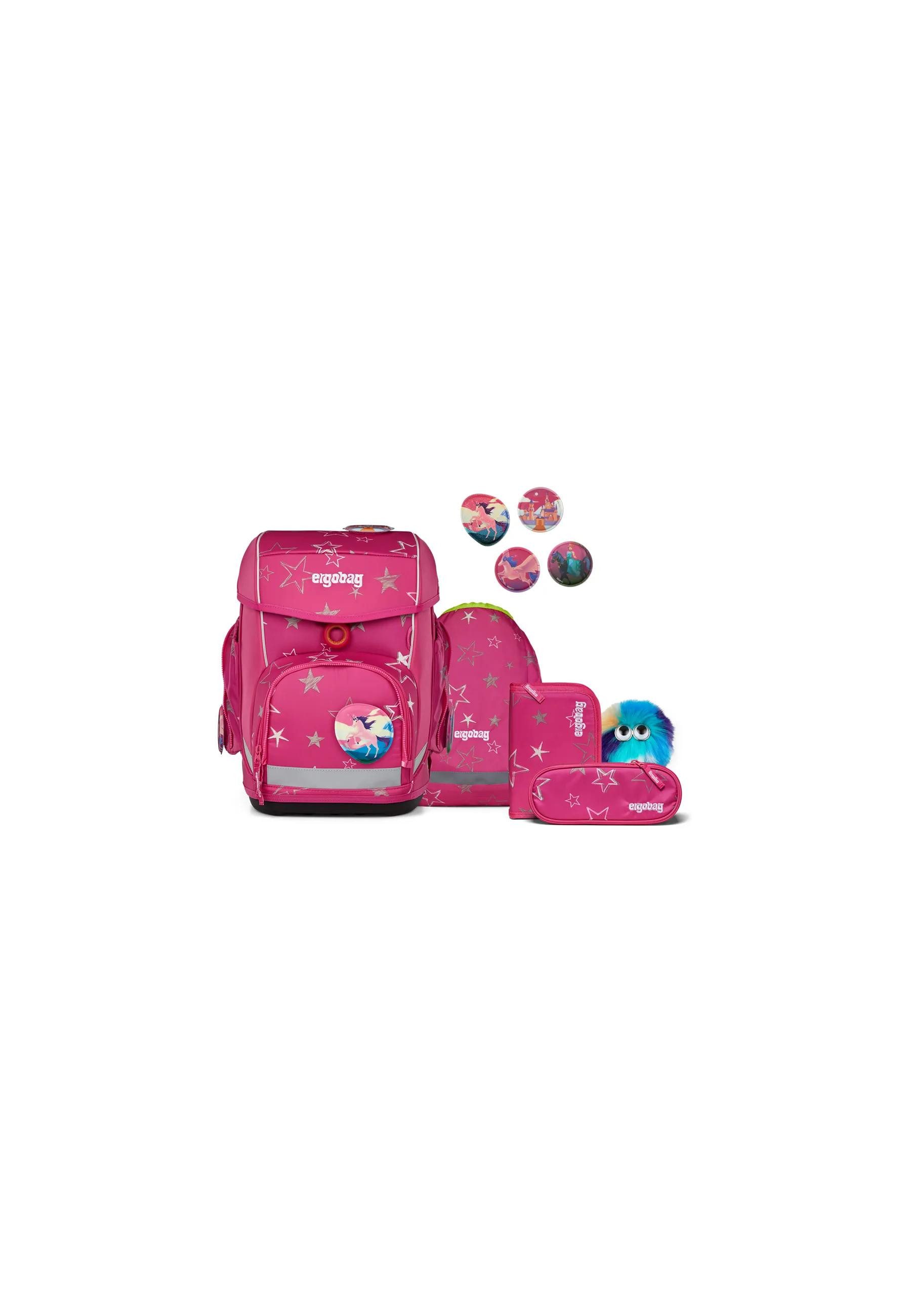 ergobag Schulranzen cubo Bundle Set (6-tlg., 6-teiliges Set)