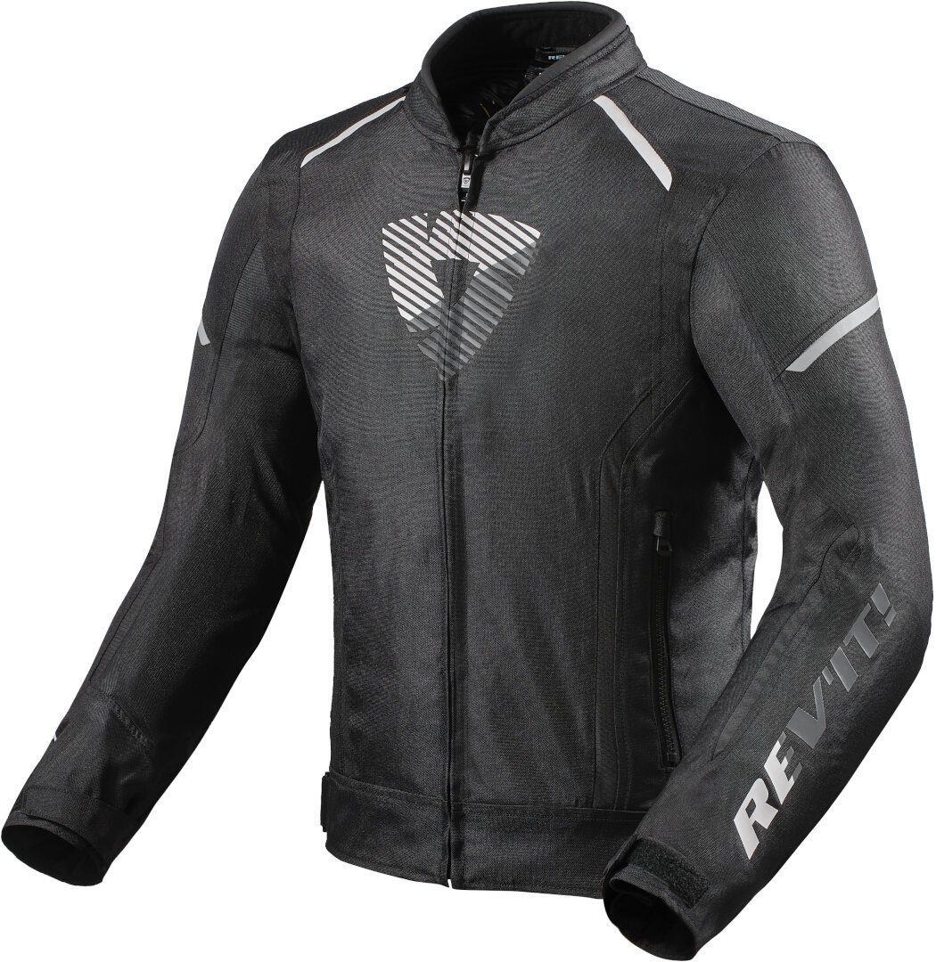 Revit Motorradjacke Sprint H20 Motorrad Textiljacke Black/White