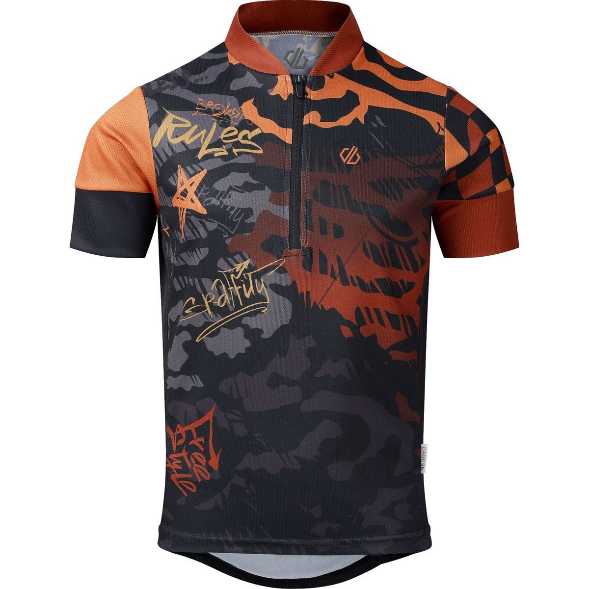 Dare2b Radtrikot Dynamite Jersey Perfektes Radtrikot für Kinder mit UV-Schutz, schnelltrocknend und
