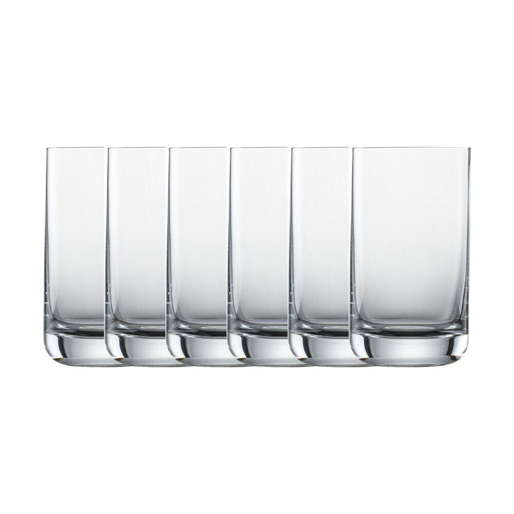 SCHOTT ZWIESEL Becher Allroundbecher 6er-Set Simple klar, 6-tlg., Tritan-Kristallglas, 250ml, Tritan-Kristallglas, spülmaschinenfest, bruchsicher