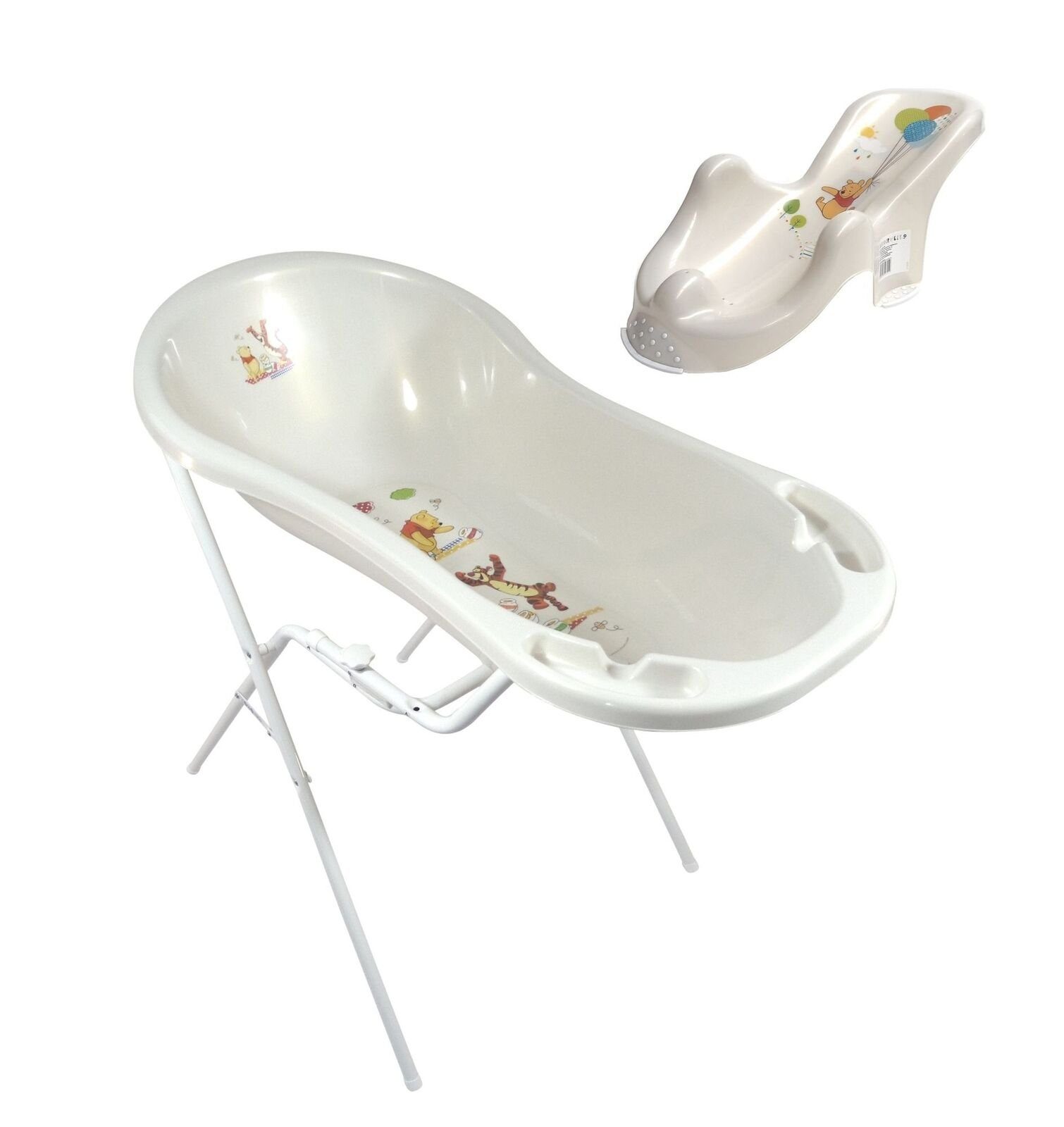 Babybadewanne Winnie Babywanne Pooh KiNDERWELT Disney + Ständer + Badesitz