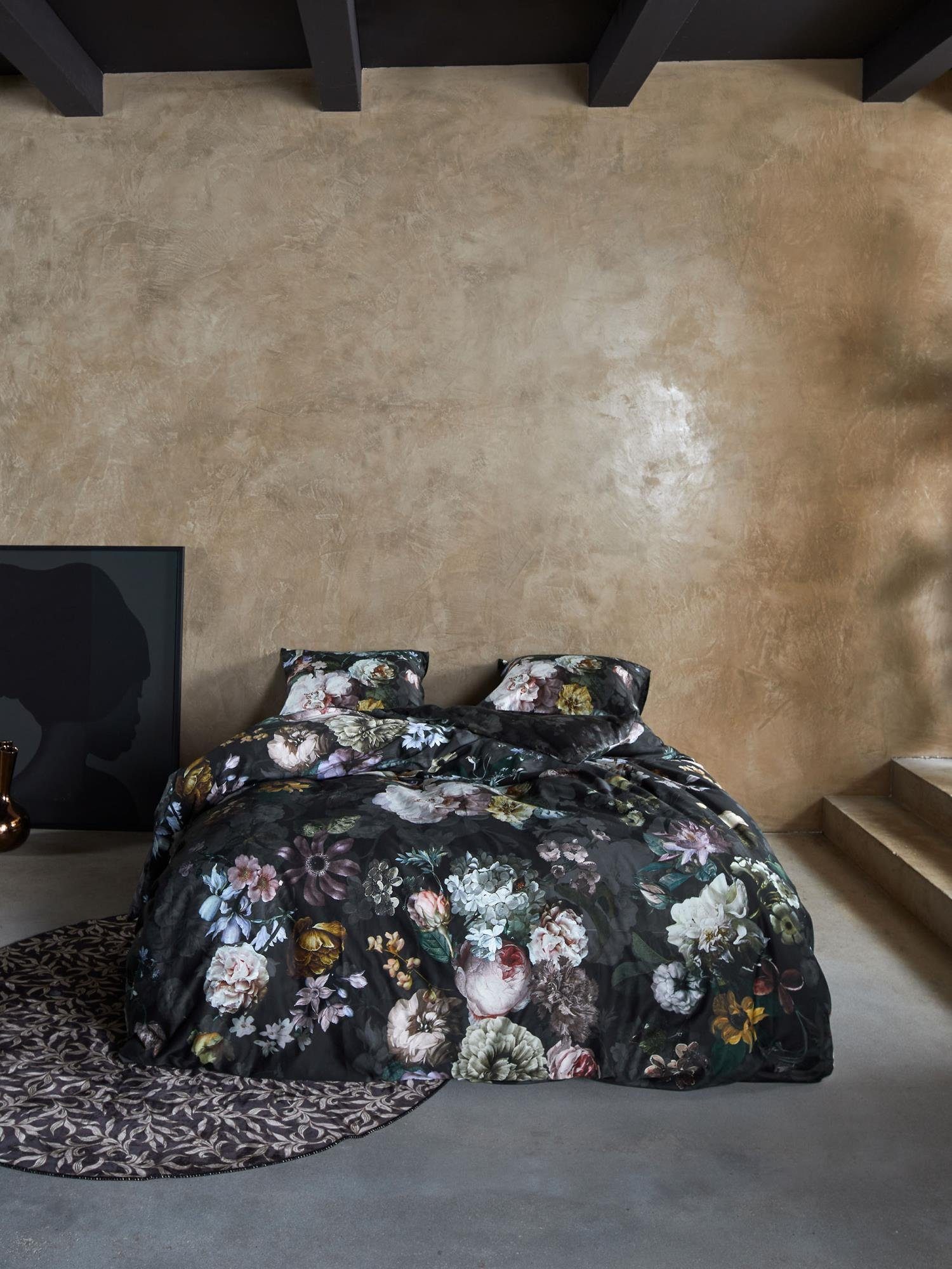 Essenza Bettwäsche Fleur Festive, Satin, 2 teilig, mit floralem Muster günstig online kaufen