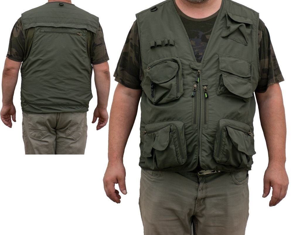 Kapaan Anglerweste Kapaan Suchweste / Bodywarmer grün günstig online kaufen