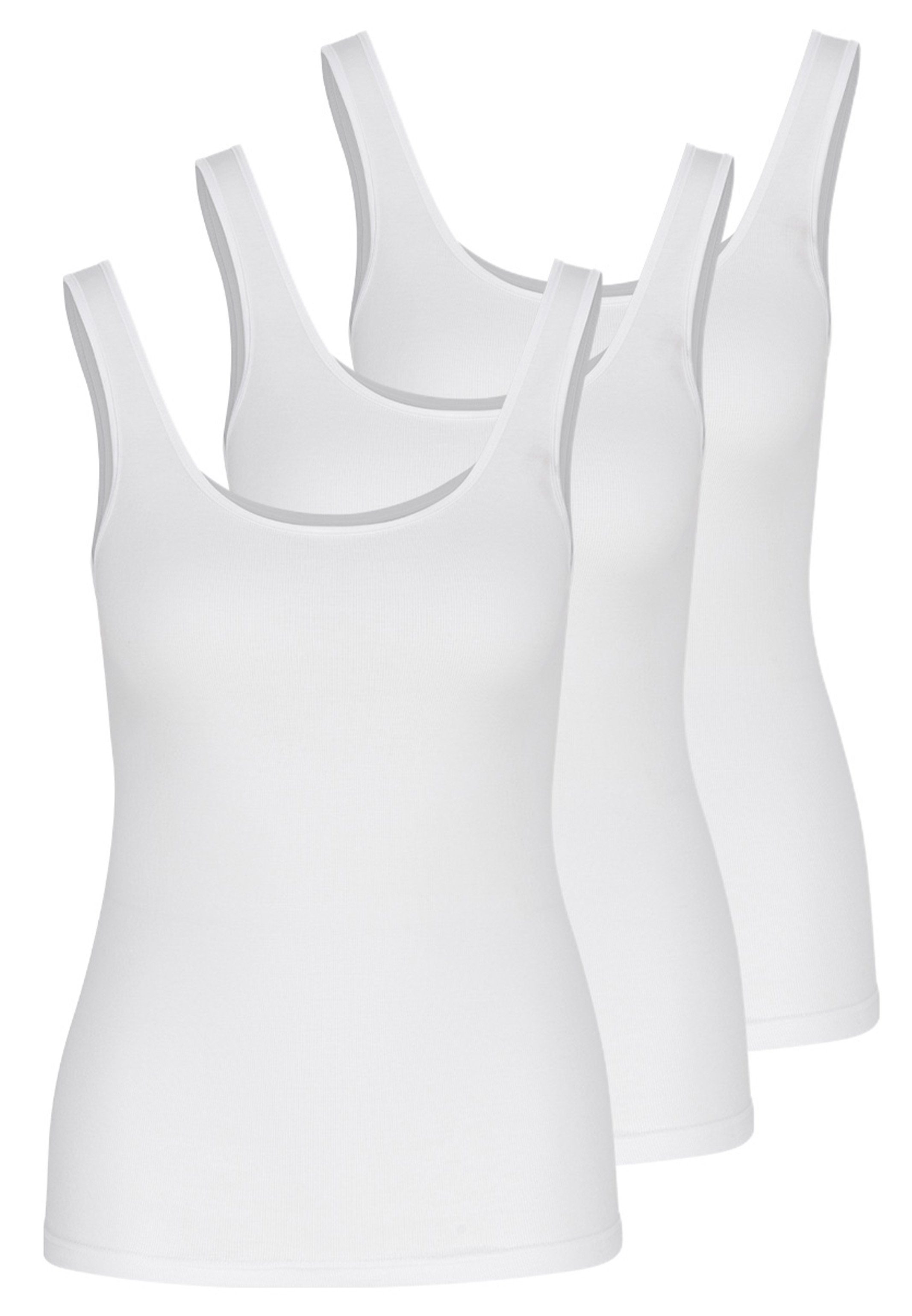 Im - Daily Von Unterhemd - Top Unterhemd Nina Design 3er Pack Baumwolle C. / (Spar-Set, 3-St) - Atmungsaktiv klassischen
