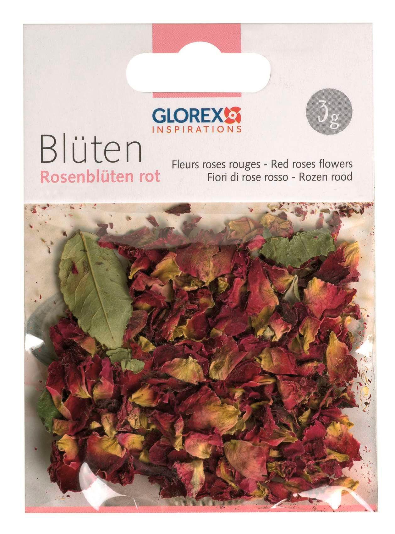 Kunstpflanze Blüten, 2 Pink g Glorex, getrocknet