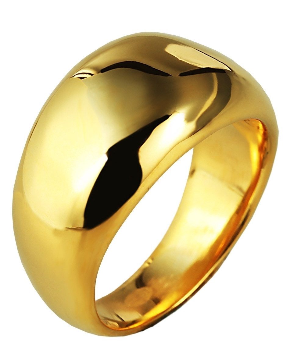 Just Watch Fingerring Lepa Gold Edelstahl Damenring IP Gold-Beschichtung, Damen Ring