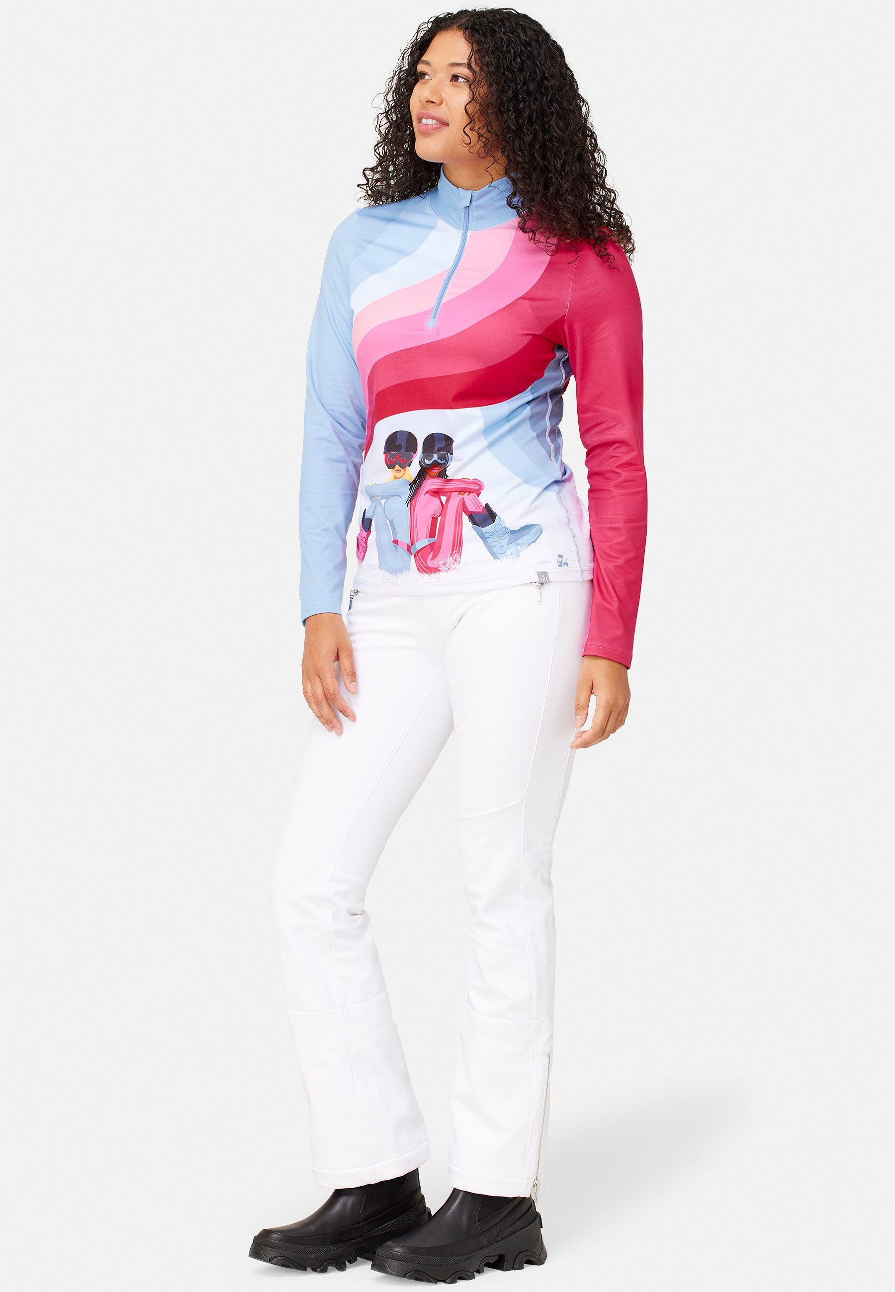 Krimson Klover Langarmshirt Ski Disco Top (1-tlg) günstig online kaufen