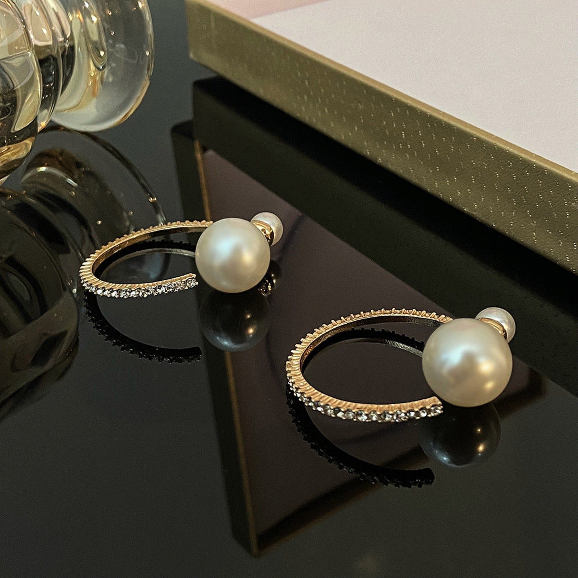 YRIIOMO Ohrhänger-Set Elegantes Schmuckstück mit geometrischem günstig online kaufen