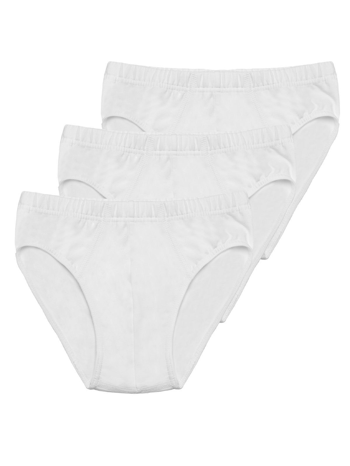 HAASIS Bodywear 1919 Slip 3er Pack Jungen Slip Bio-Cotton (Packung, 3-St) -