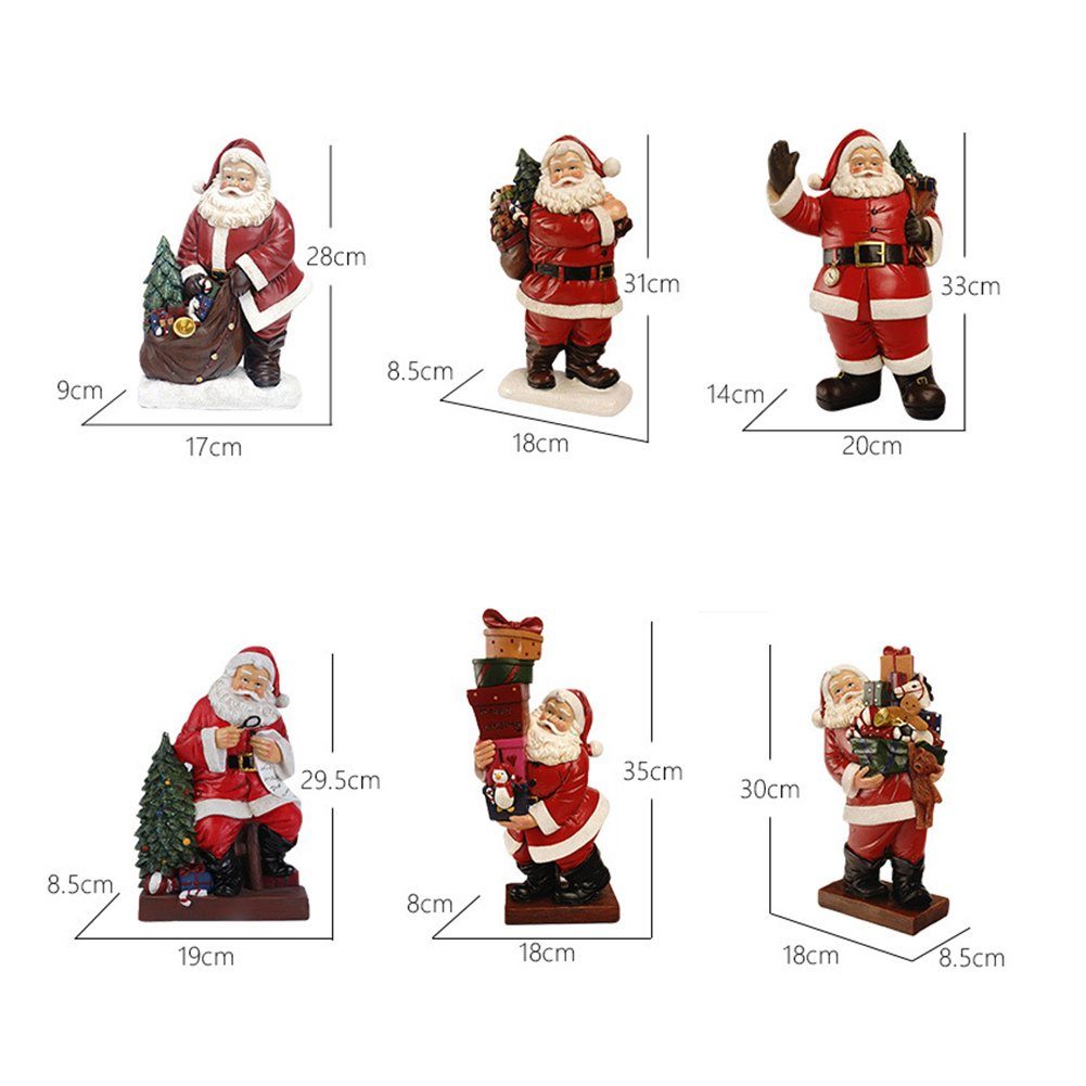 Dekoration, Personalisierte Harz-Weihnachtsmänner, Christbaumschmuck Blusmart Lebendige,