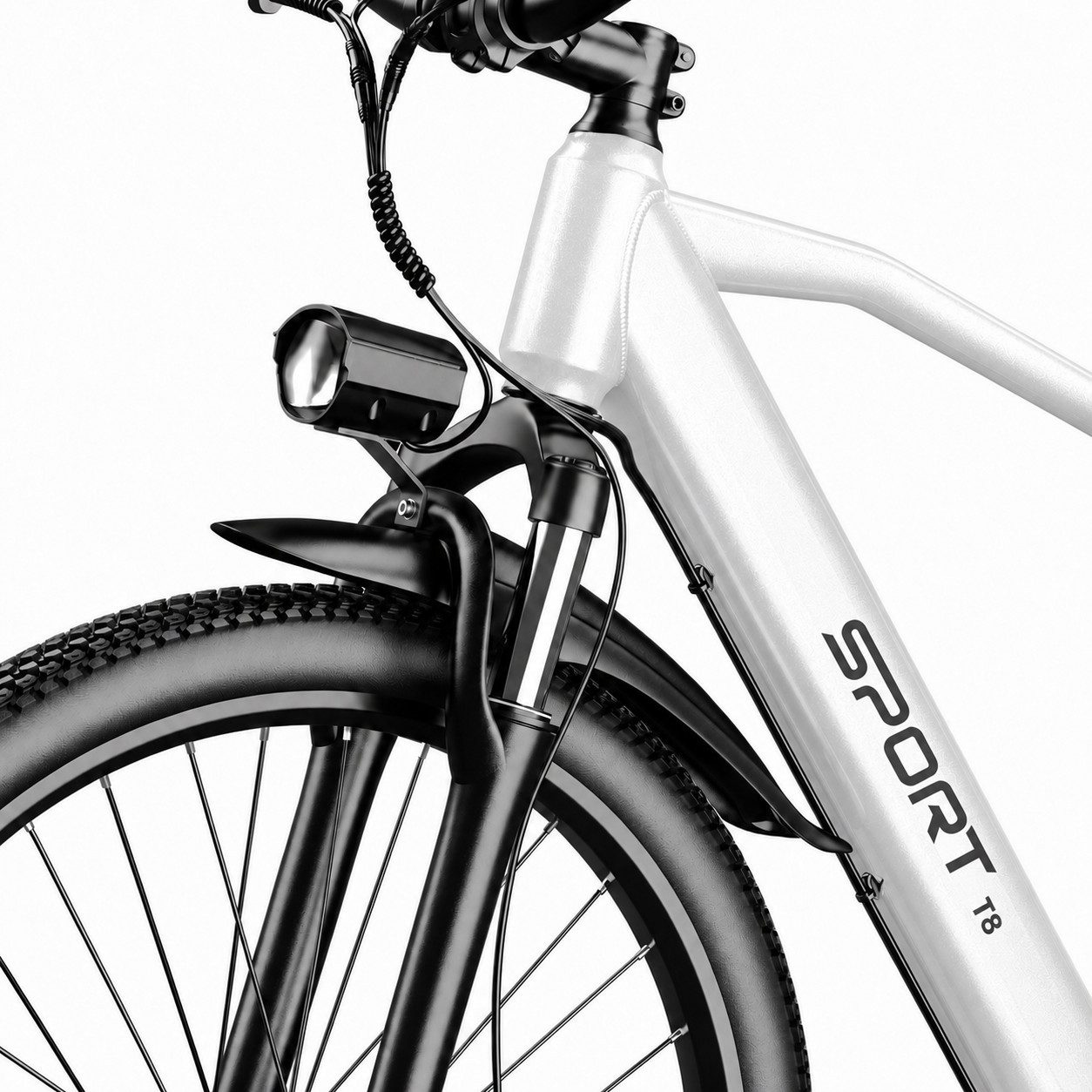 PixelPilot E-Bike Cityrad 26 Zoll Elektrofahrrad 48V 10Ah Akku, Shimano 7-Gang, Abnehmbarer Korb, 7 Gang, Nabenmotor, 468 Wh, (Packung)