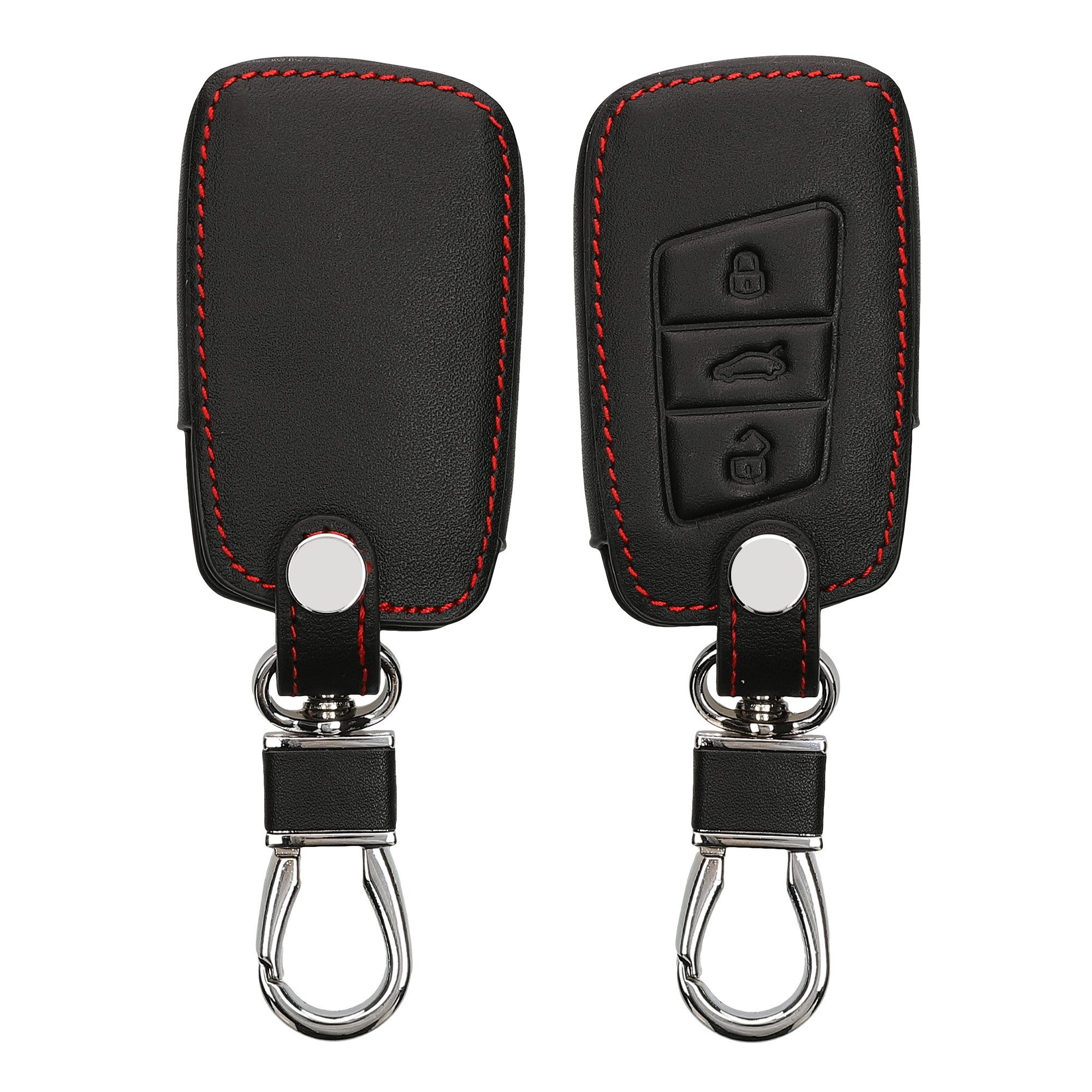 Schlüsseltasche Autoschlüssel Kunstleder Hülle für VW