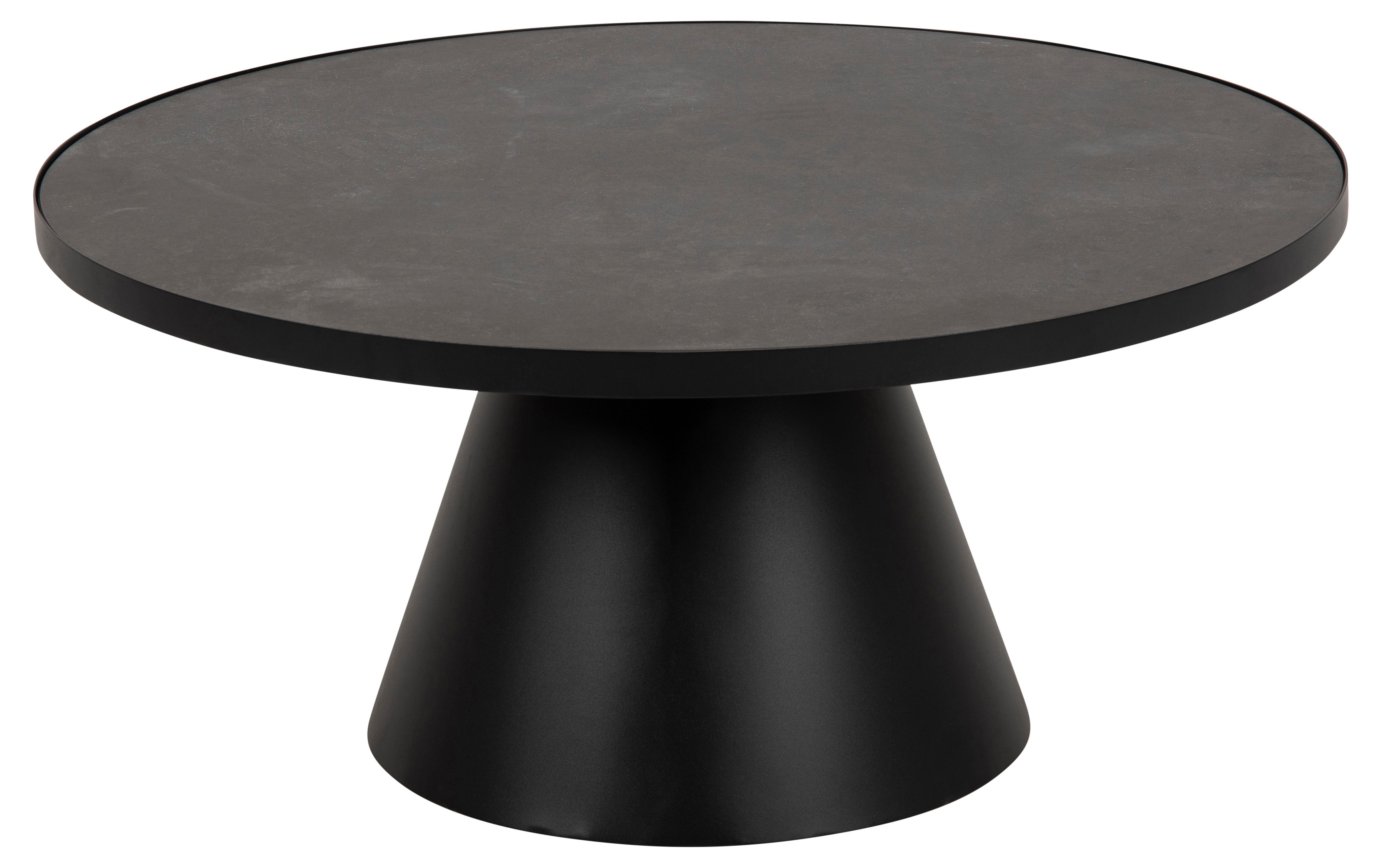 Couchtisch Sun Couchtisch Ø85 cm schwarz.