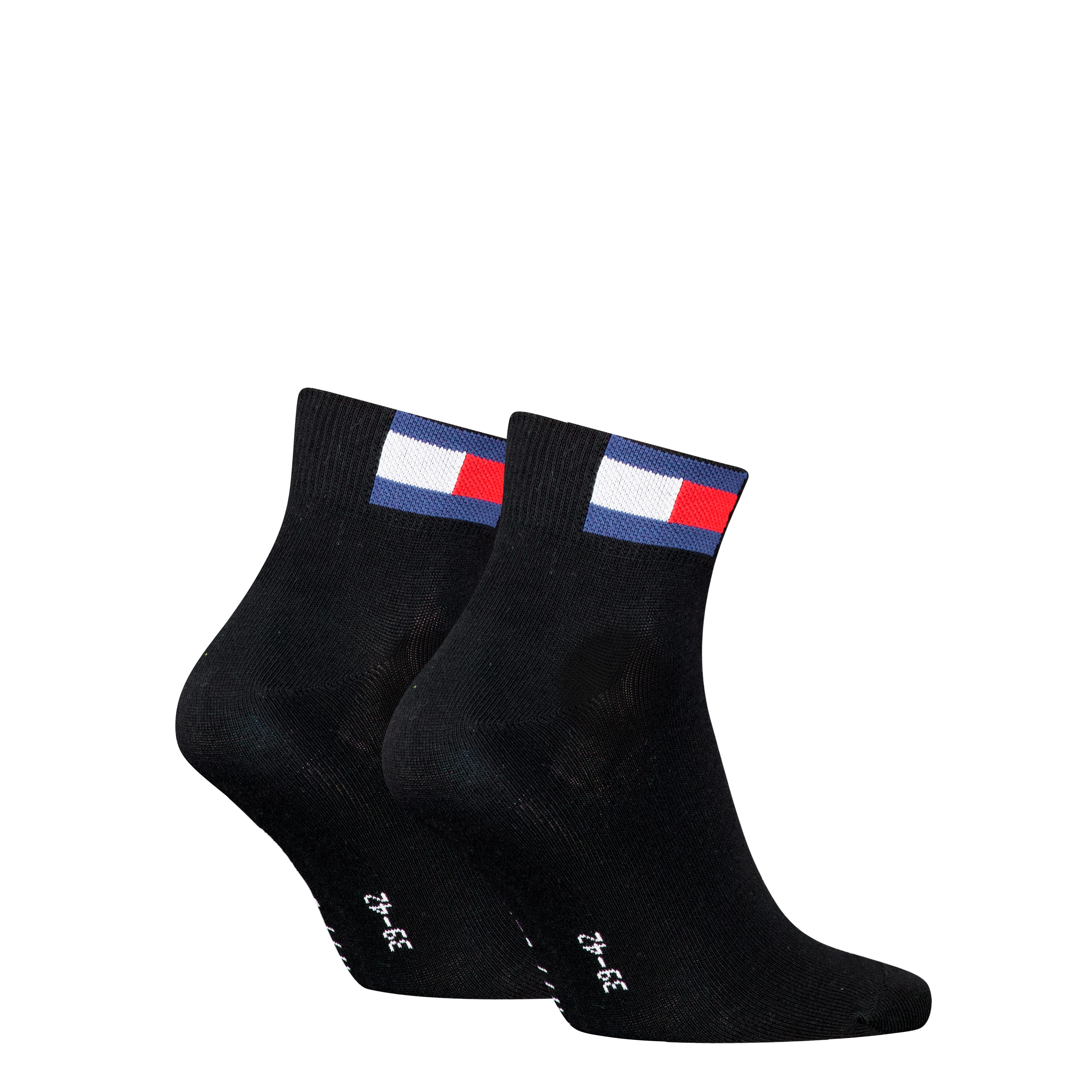 Tommy Hilfiger Kurzsocken TH UNI TJ QUARTER 2P FLAG (2 Paar) Verstärkte Fer günstig online kaufen