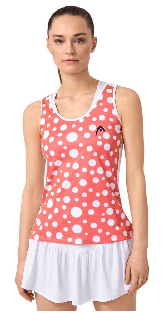 Head Tanktop Tennis-Tank Top Spirit II (feuchtigkeitsabsorbierend) 2025 rot/weiss