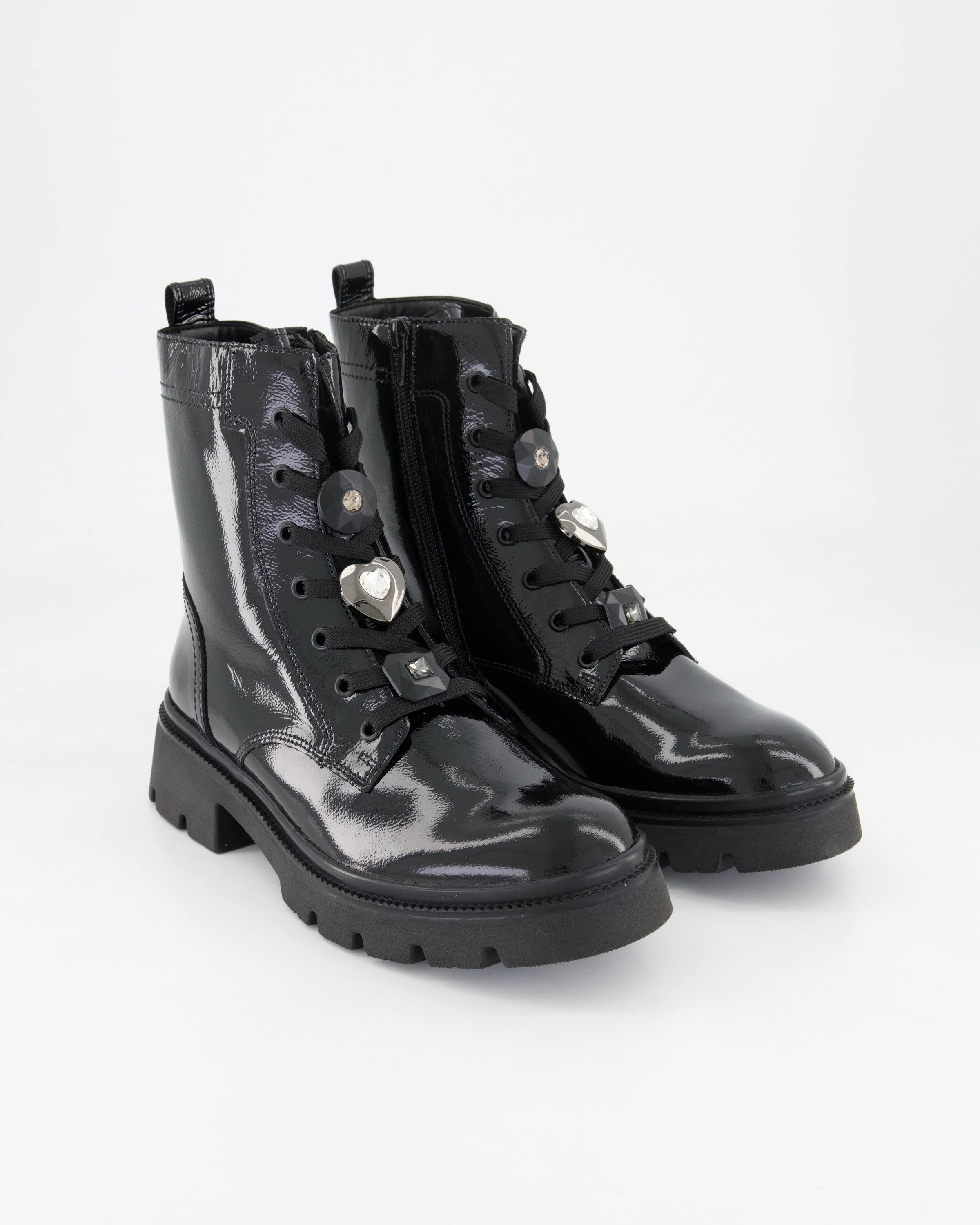 Gabor 51.853.97 Schnürstiefelette Obermaterial: Beschichtetes Leder günstig online kaufen