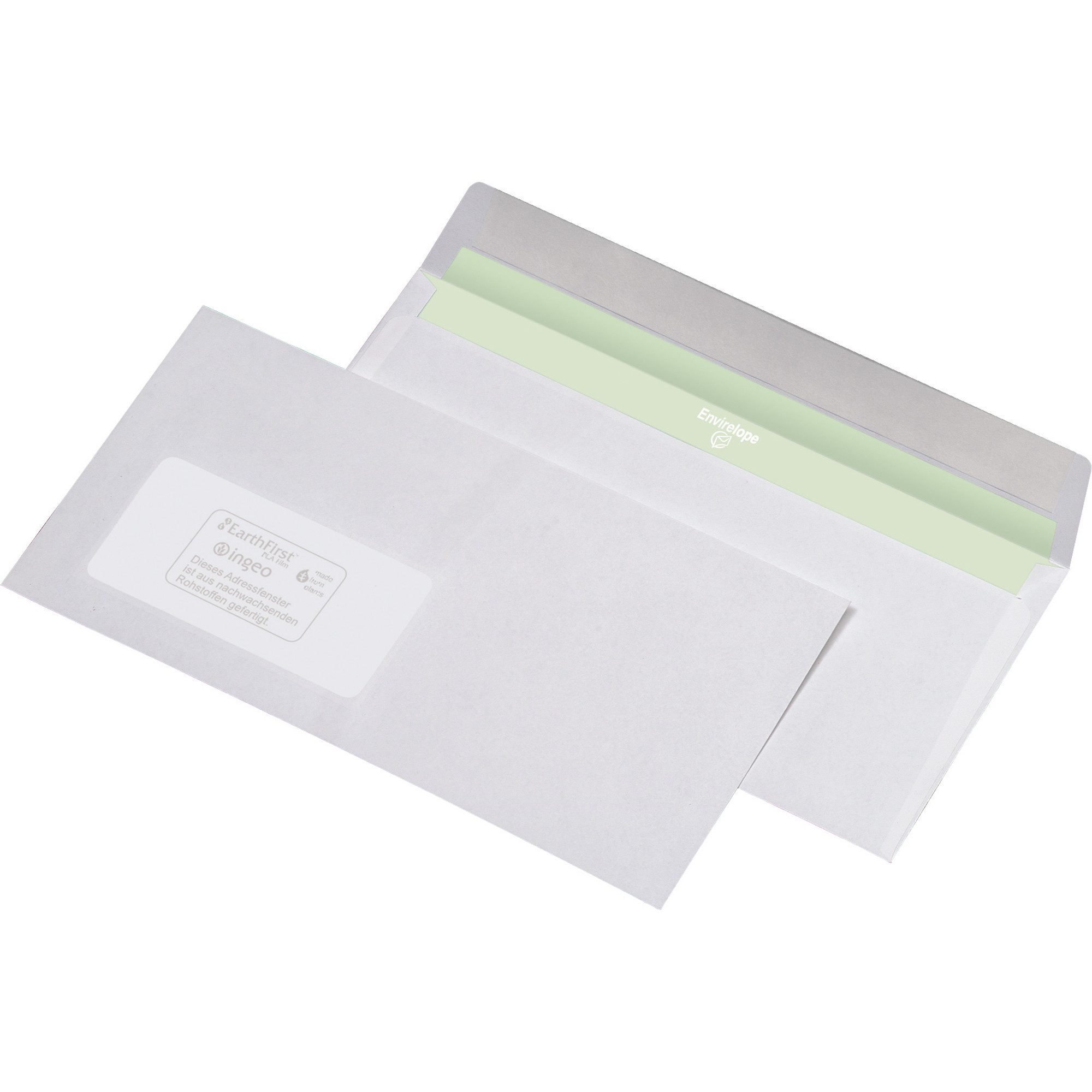 mayer-network GmbH Briefumschlag Briefumschlag Envirelope 30005444 DL mit Fenster haftklebend weiß 1000