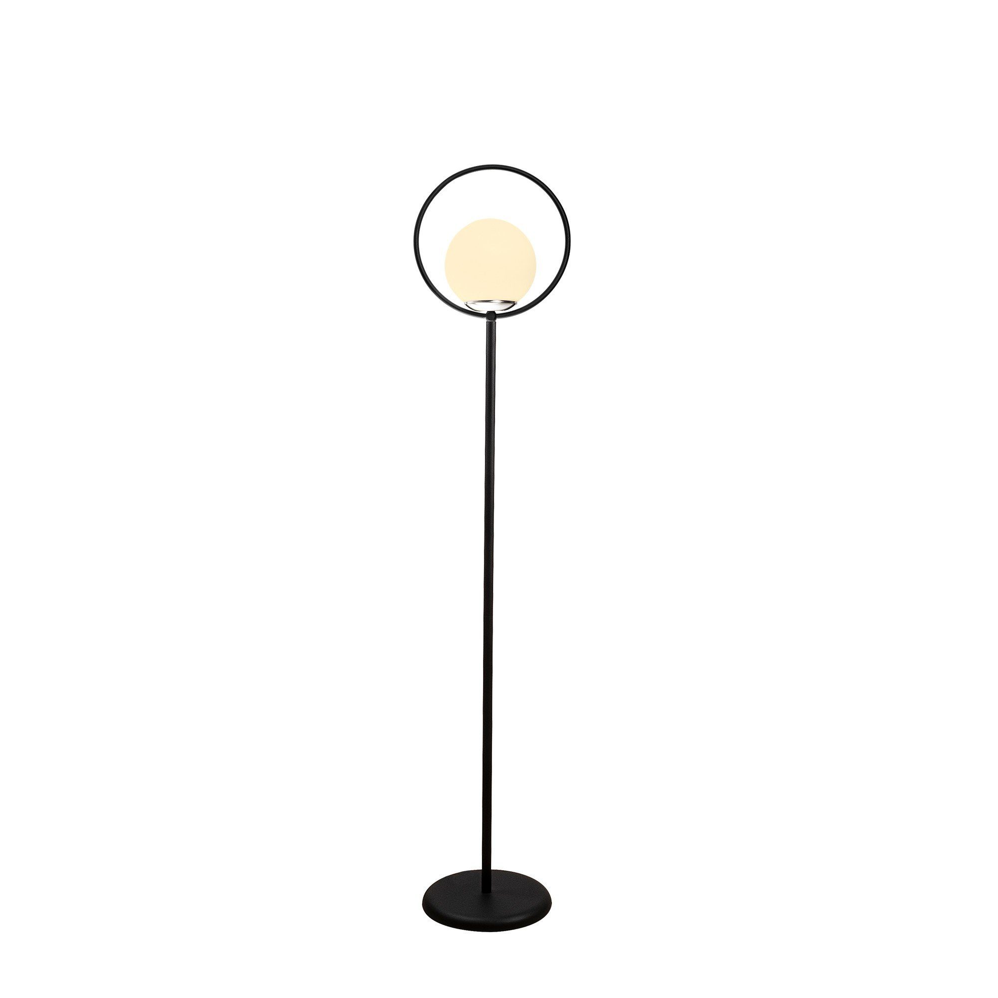 Opviq Stehlampe Lik OPV, Schwarz,Weiß, 30 x cm, Metallkörper 30