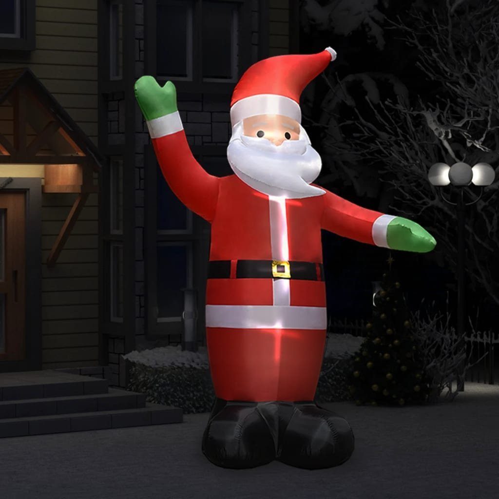 vidaXL Weihnachtsmann LED Weihnachtsmann Aufblasbar mit LEDs Weihnachtsdeko IP44 3 m (1 St)