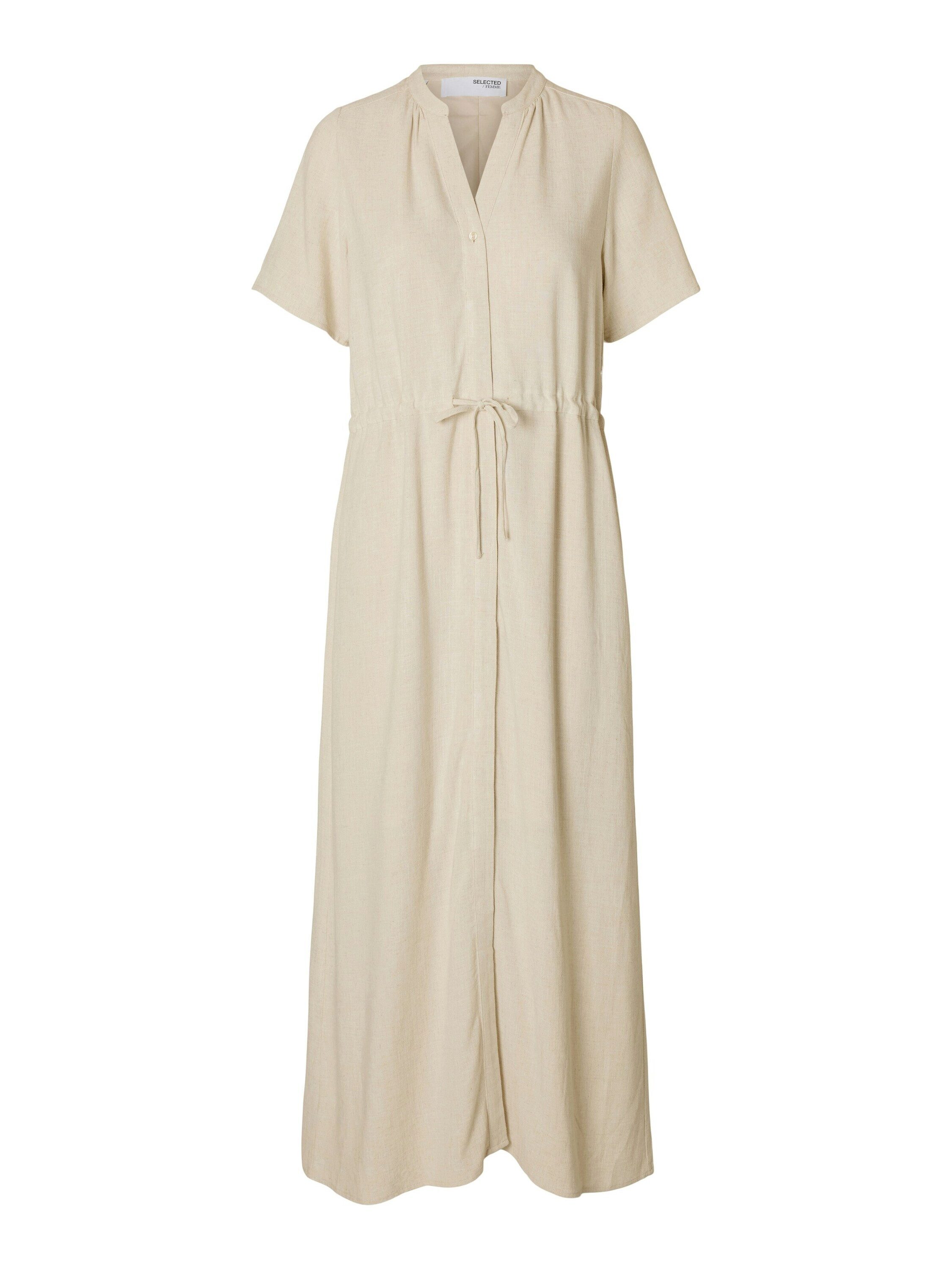 Selected Blusenkleid SLFVIVA-DAMINA (1-tlg) Drapiert/gerafft