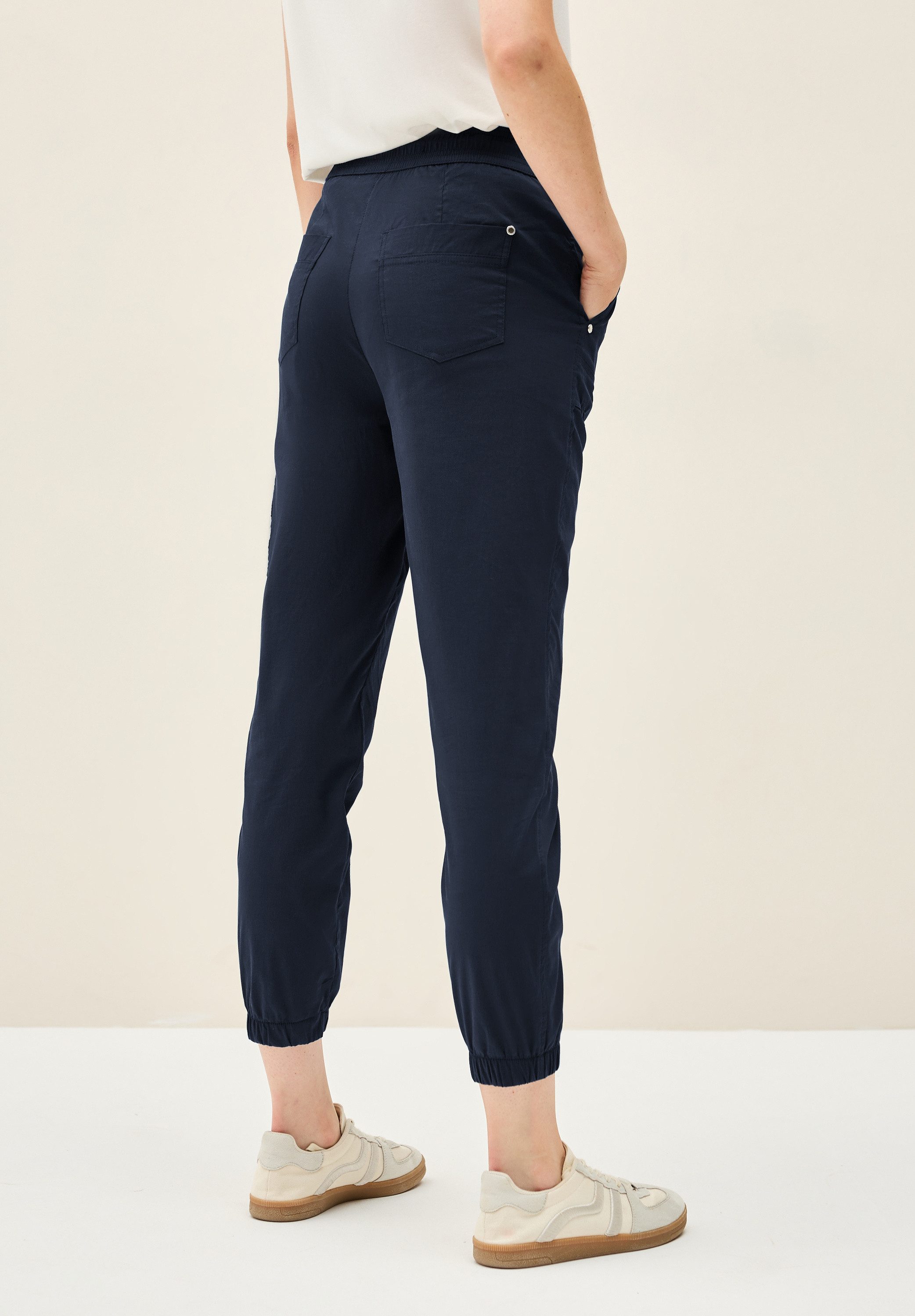 CECIL Cargohose Style Tracey mit elastischer Bund mit Tunnelzug günstig online kaufen